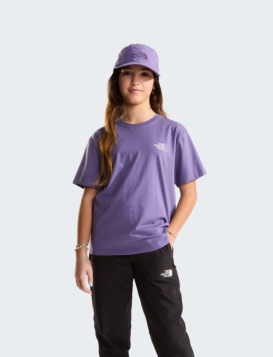 The North Face - TEEN ALIEN RELAXED SS TEE - GRAPHIC - kurzärmelig - grounded plum - 3