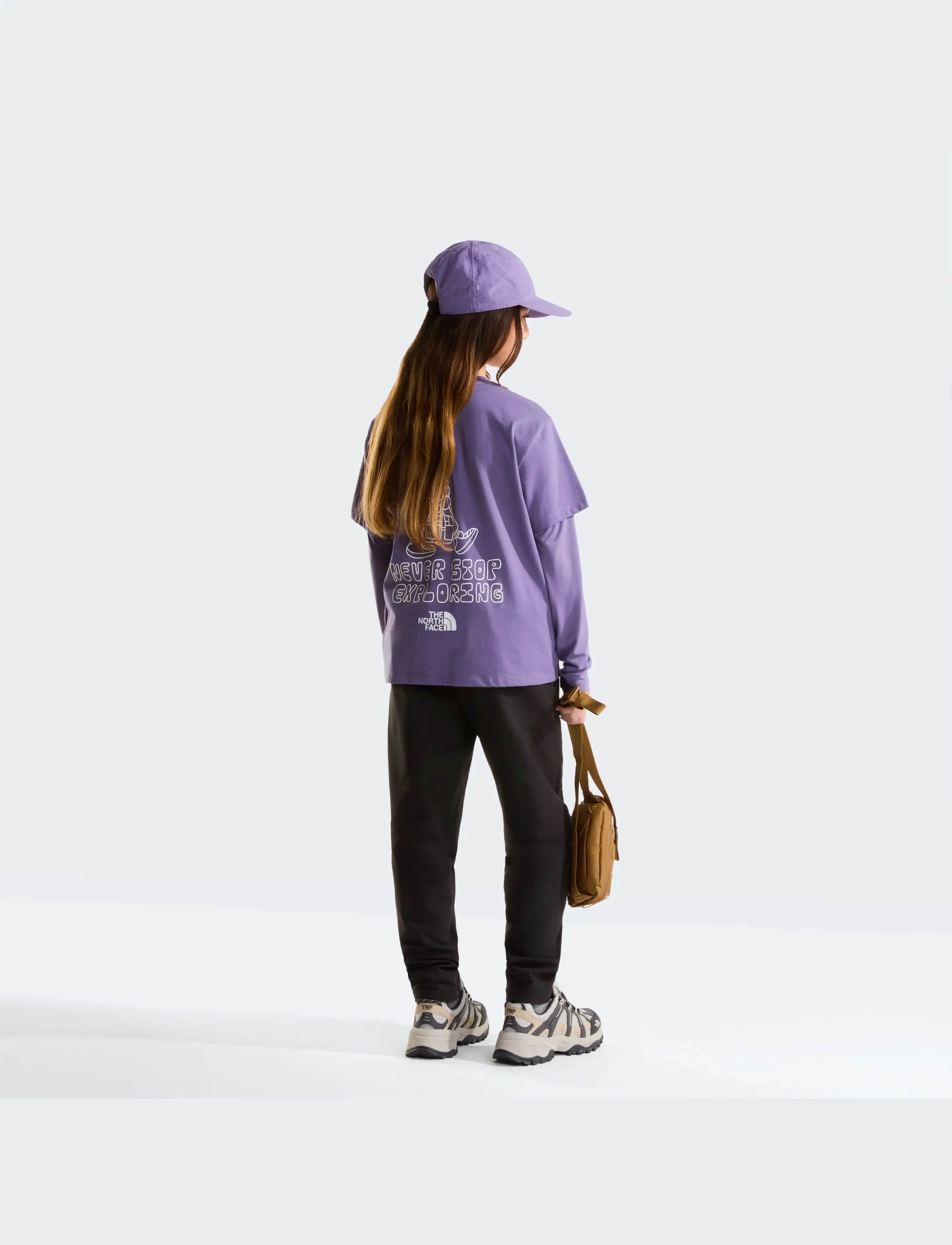 The North Face - TEEN ALIEN RELAXED SS TEE - GRAPHIC - kurzärmelig - grounded plum - 4