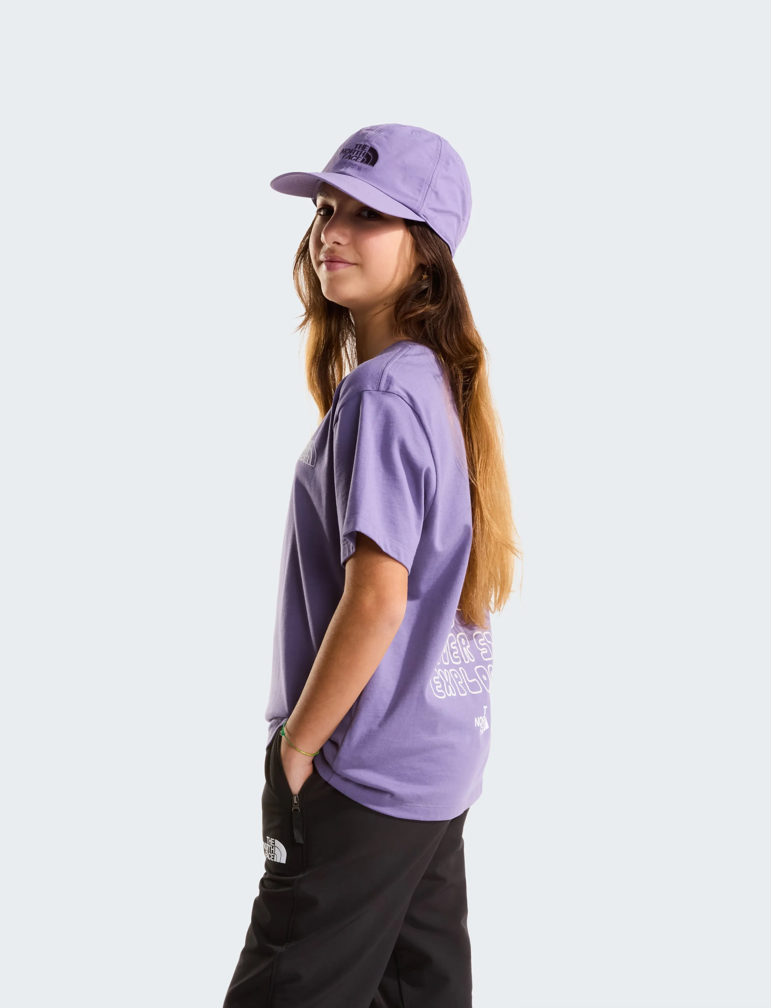 The North Face - TEEN ALIEN RELAXED SS TEE - GRAPHIC - kurzärmelig - grounded plum - 5