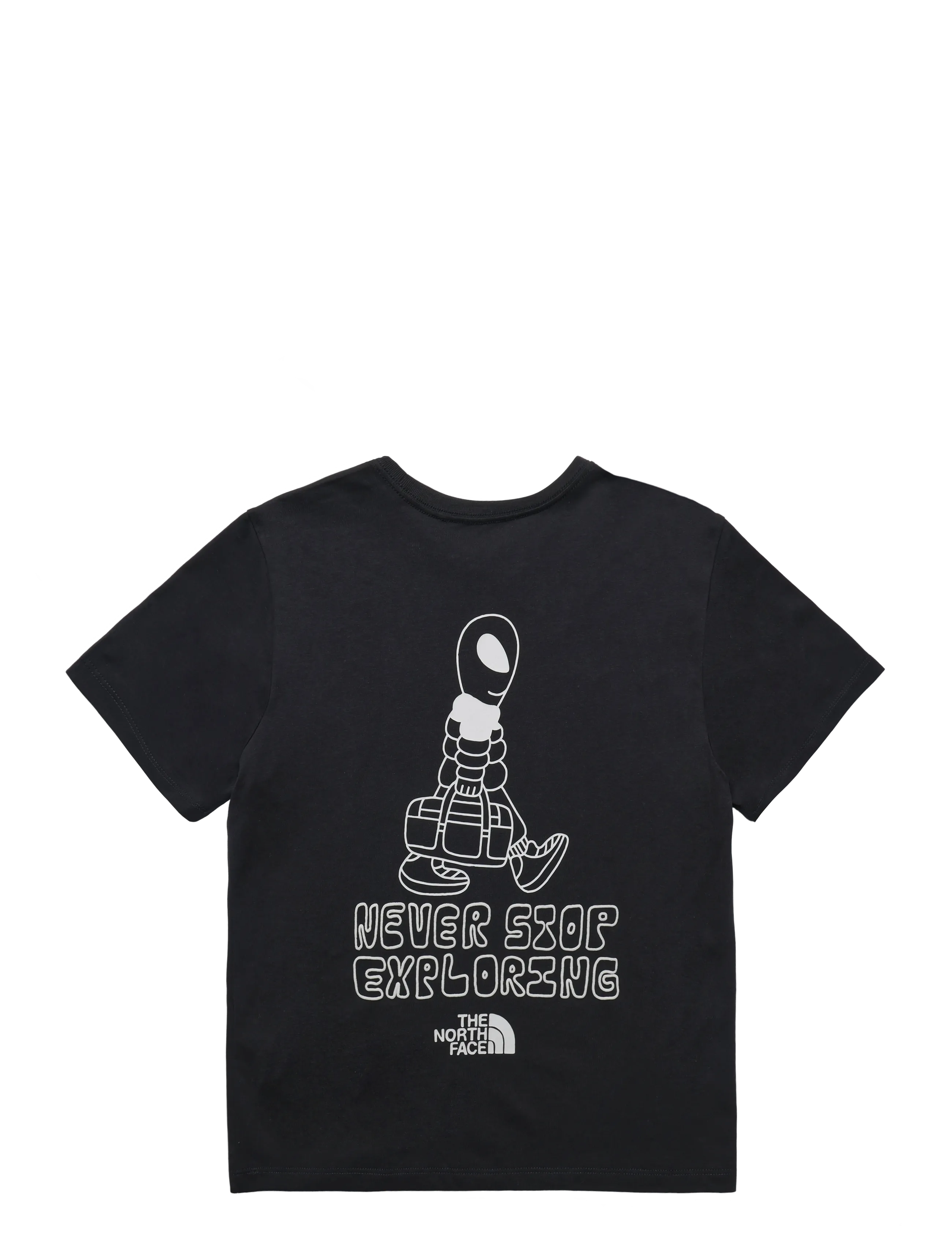 The North Face - TEEN ALIEN RELAXED SS TEE - GRAPHIC - tnf black - 2