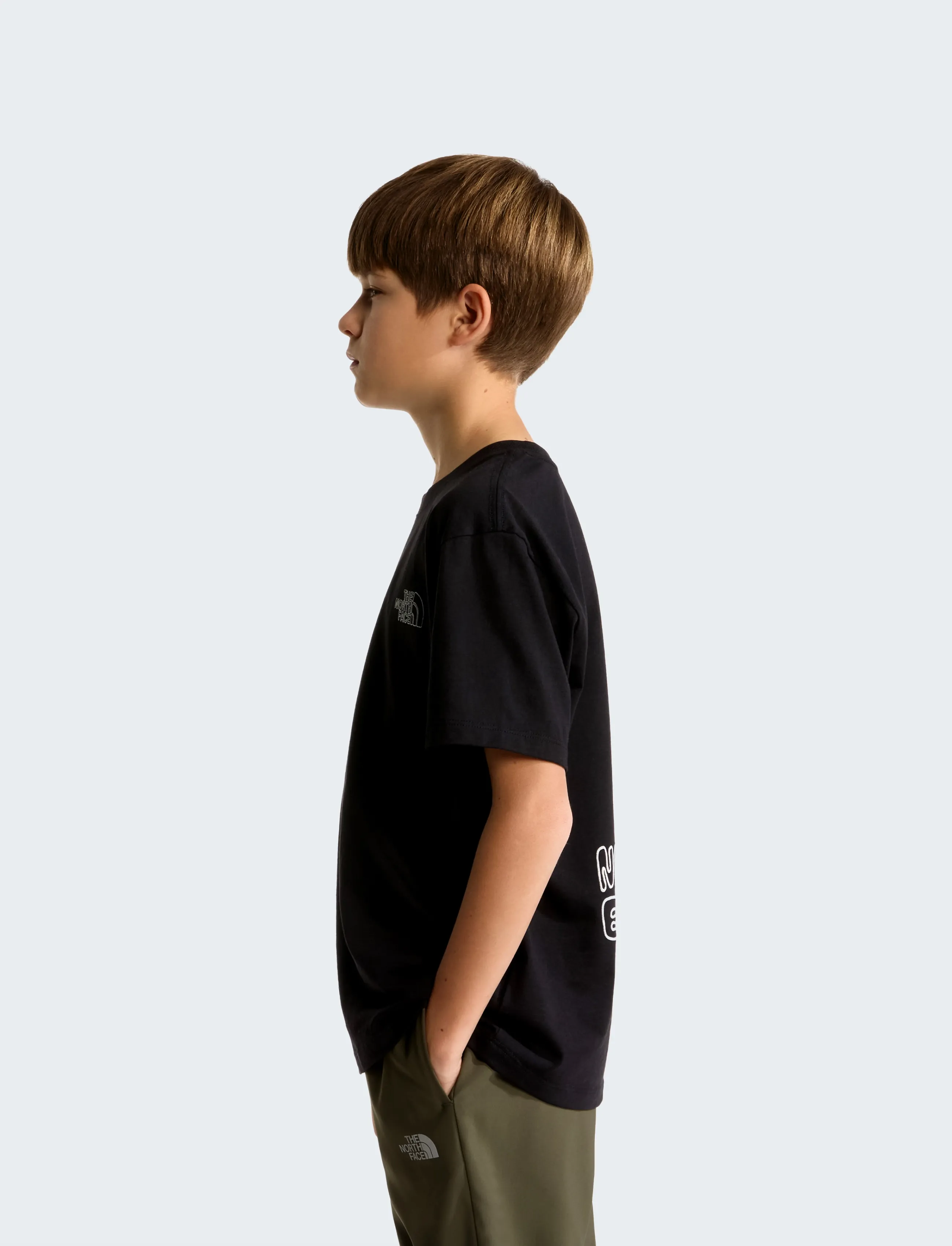 The North Face - TEEN ALIEN RELAXED SS TEE - GRAPHIC - tnf black - 5