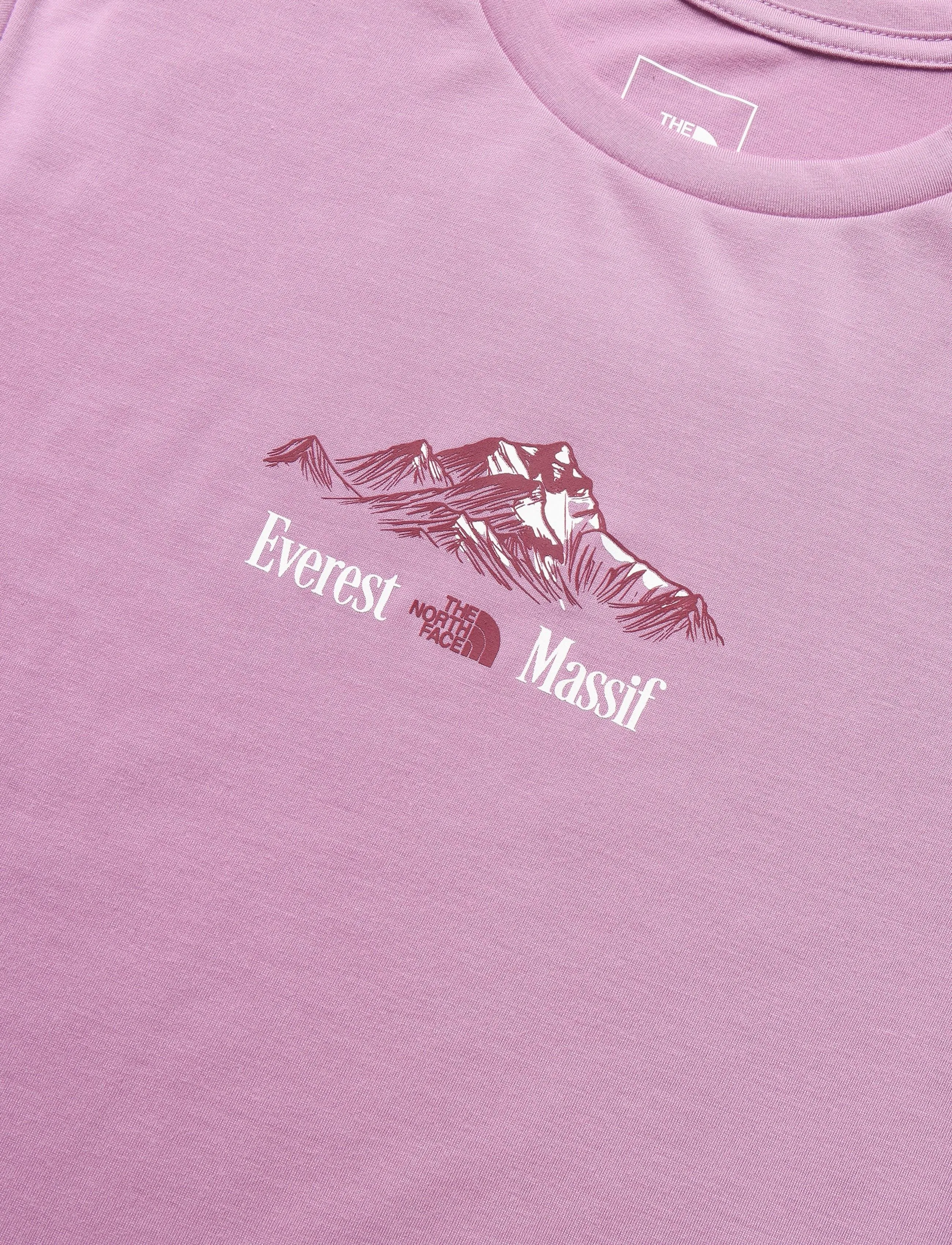 The North Face - W FOUNDATION SHORT SLEEVES T-SHIRT-GRAPH - alussärgid ja t-särgid - hushed lavender - 5