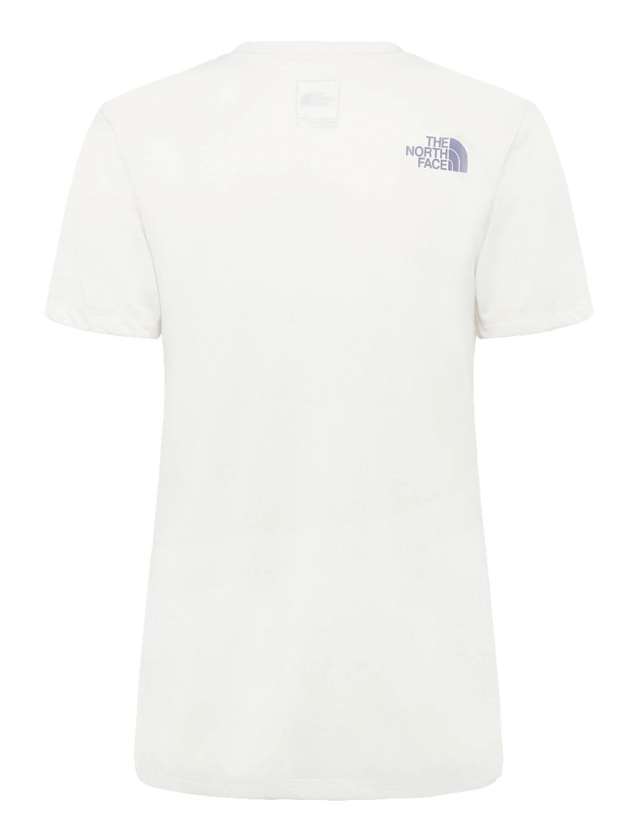 The North Face - W FOUNDATION SHORT SLEEVES T-SHIRT-GRAPH - t-shirts - white dune - 2