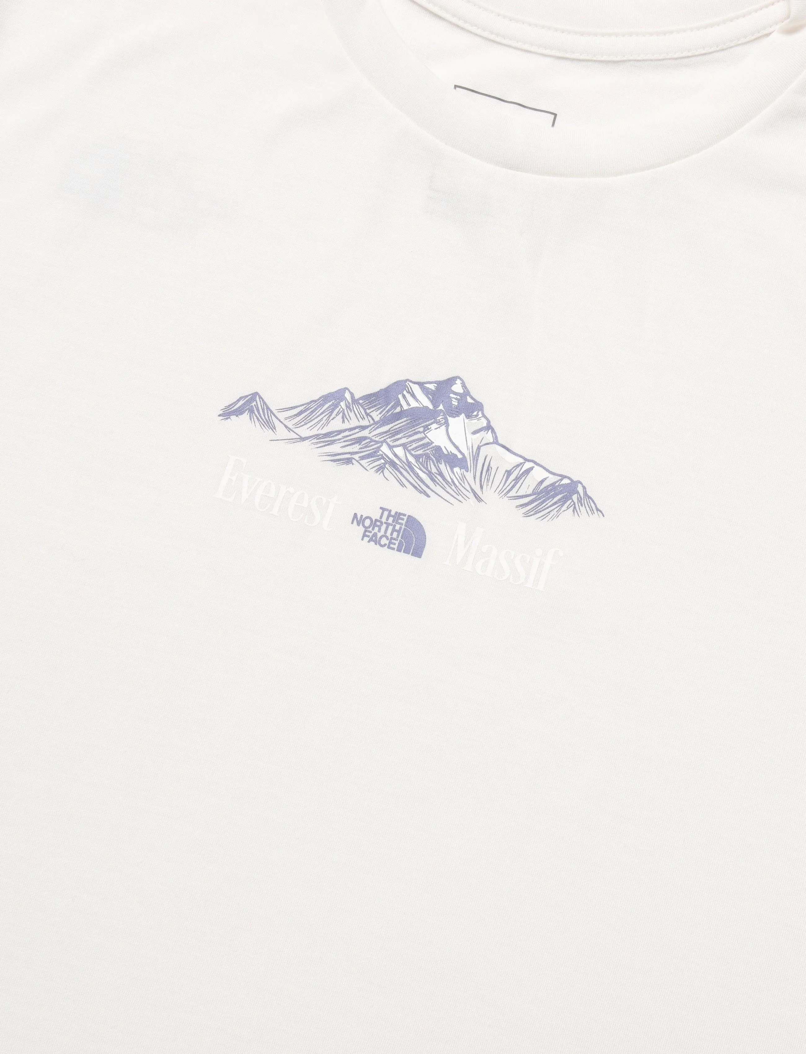 The North Face - W FOUNDATION SHORT SLEEVES T-SHIRT-GRAPH - t-shirts - white dune - 5