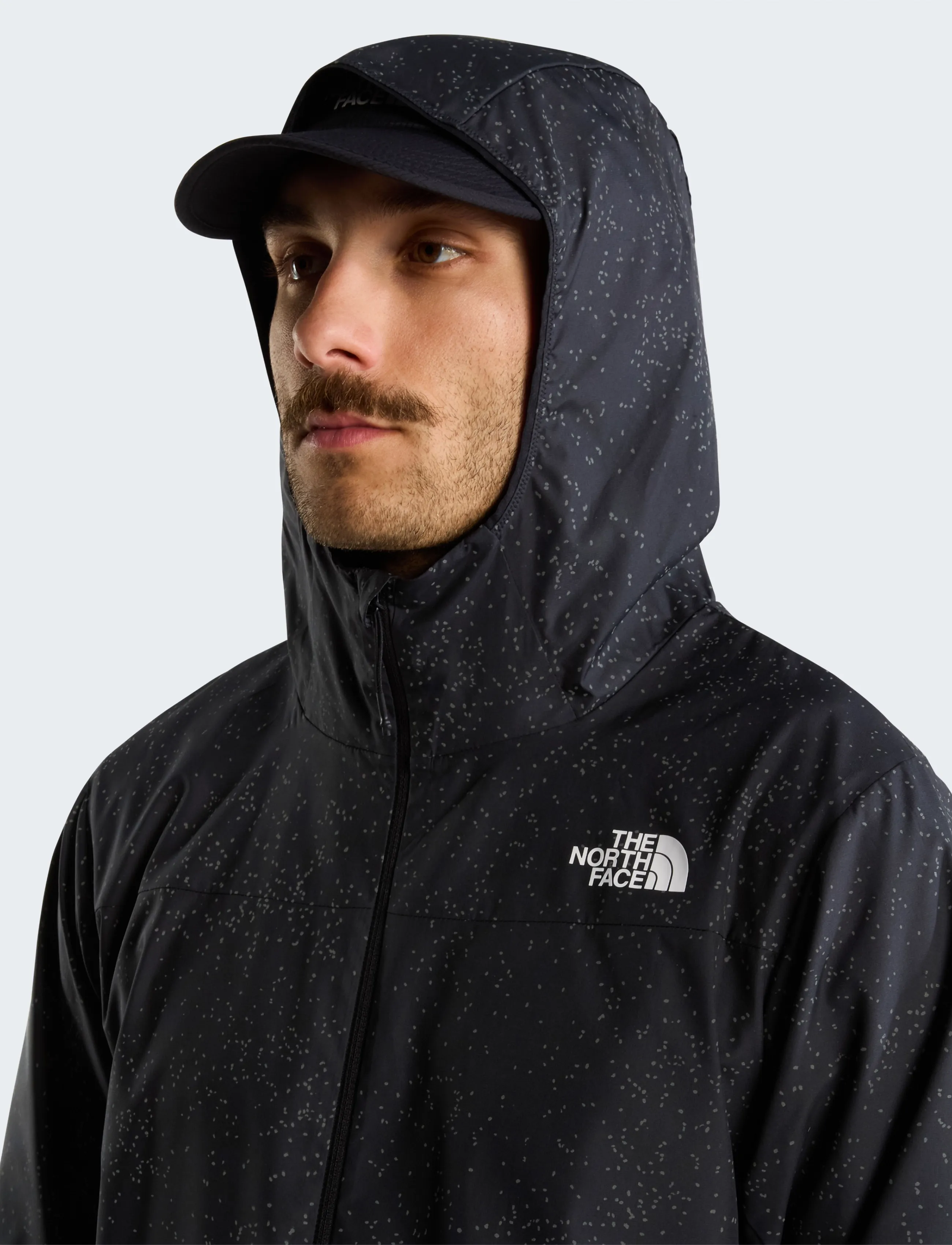 The North Face M FONTANALES WIND JACKET REFLECTIVE - Streetstyle - TNF BLACK SEED REFLECTI / black