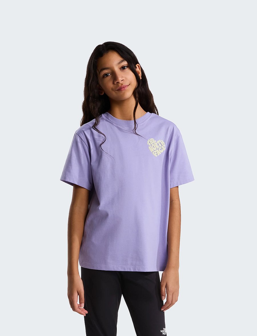 The North Face - TEEN G BRAND PROUD RELAXED SS TEE - GRA - kurzärmelige - pale plum - 0