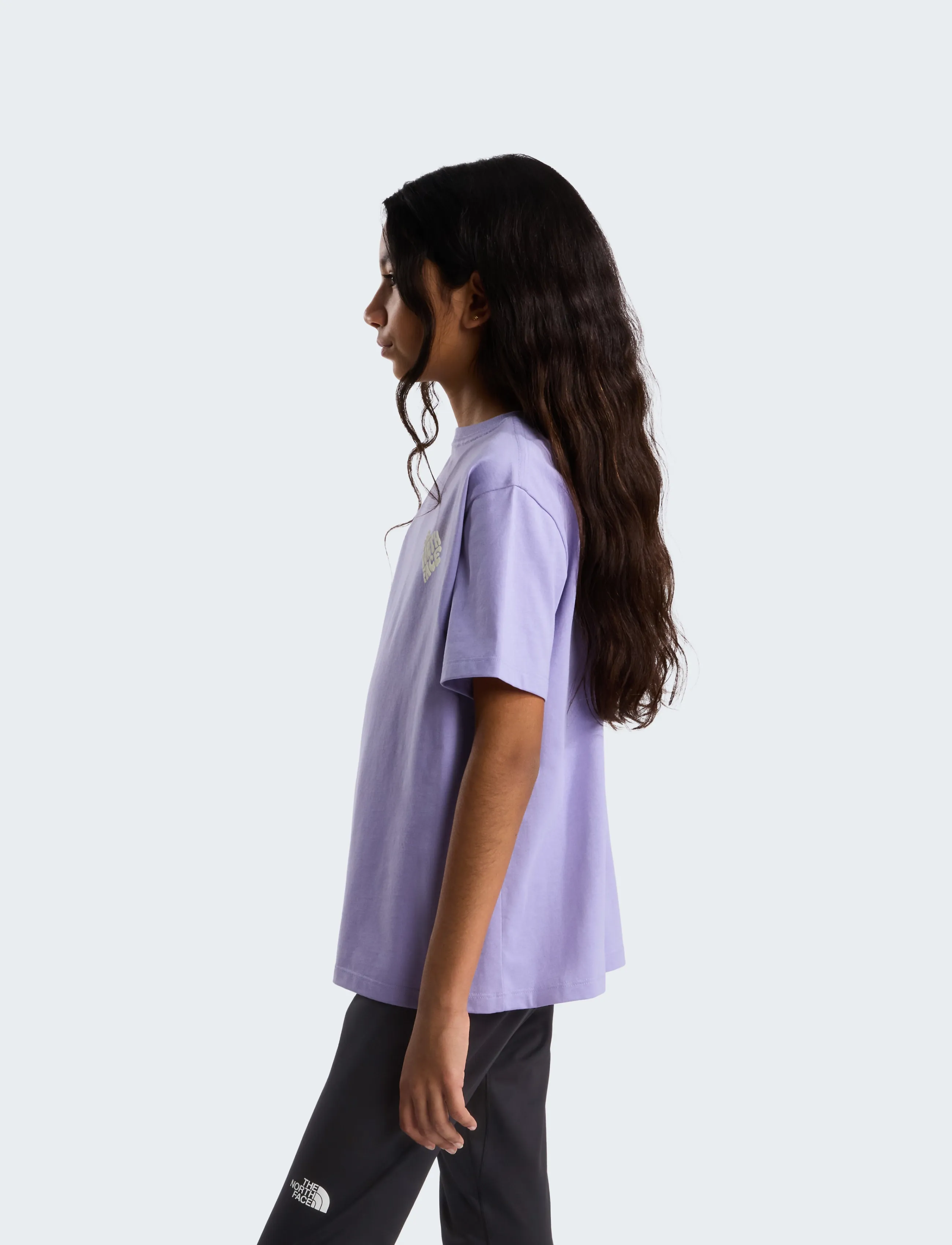 The North Face - TEEN G BRAND PROUD RELAXED SS TEE - GRA - pale plum - 4