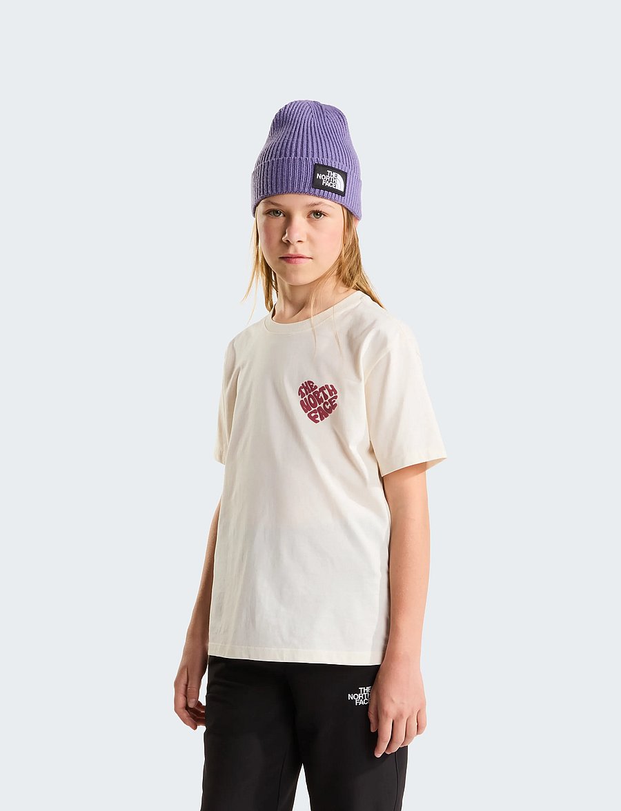 The North Face - TEEN G BRAND PROUD RELAXED SS TEE - GRA - kurzärmelig - white dune - 0