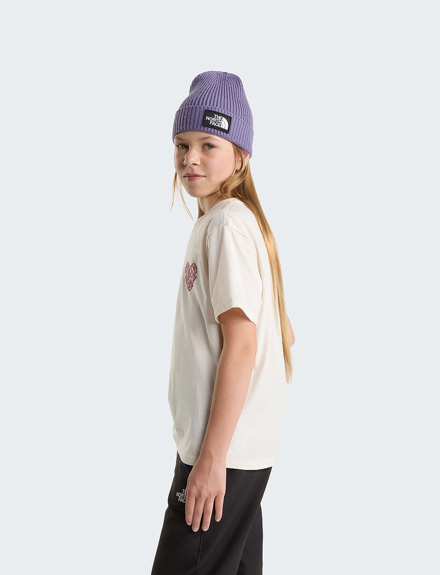 The North Face - TEEN G BRAND PROUD RELAXED SS TEE - GRA - kurzärmelig - white dune - 4