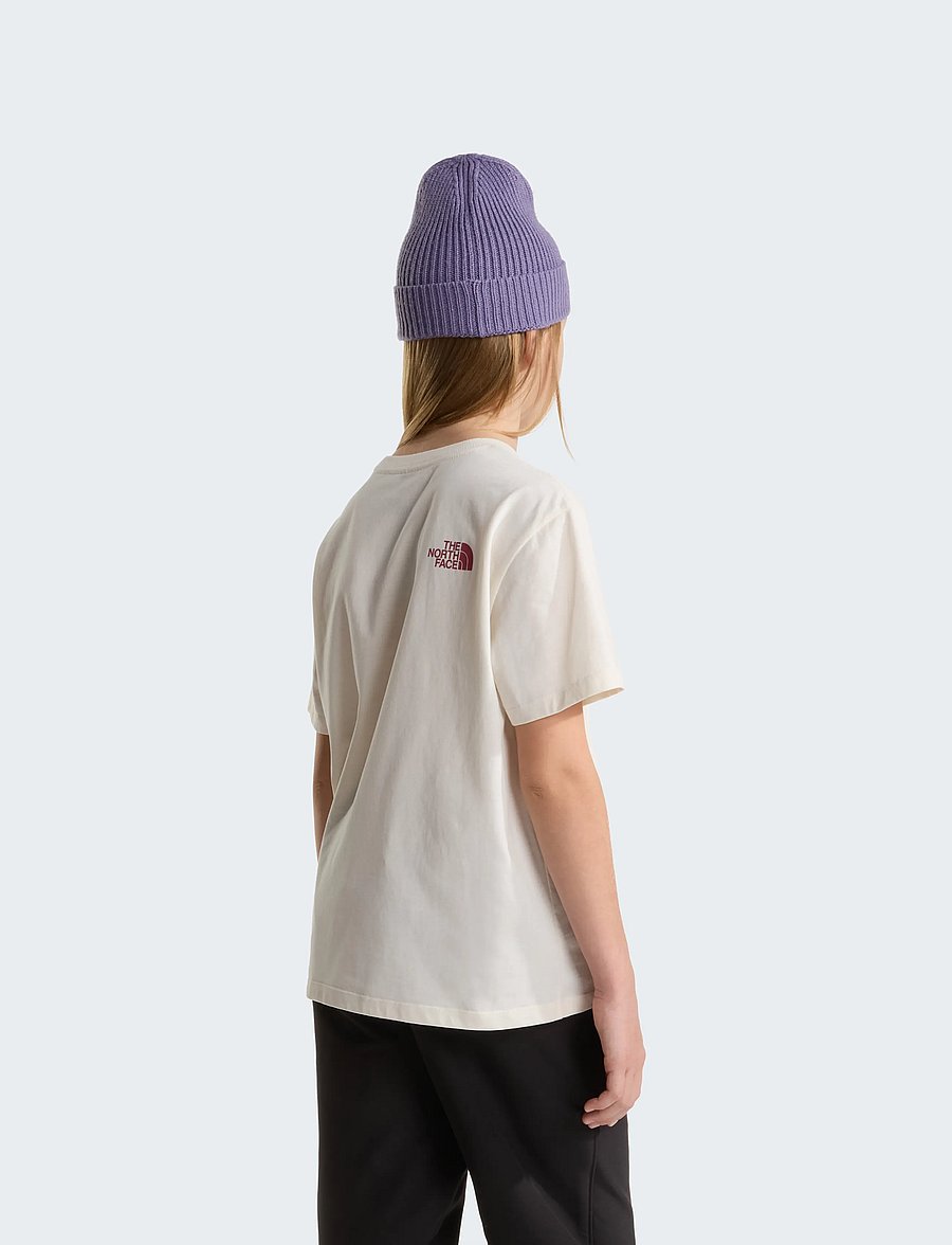 The North Face - TEEN G BRAND PROUD RELAXED SS TEE - GRA - kurzärmelig - white dune - 5