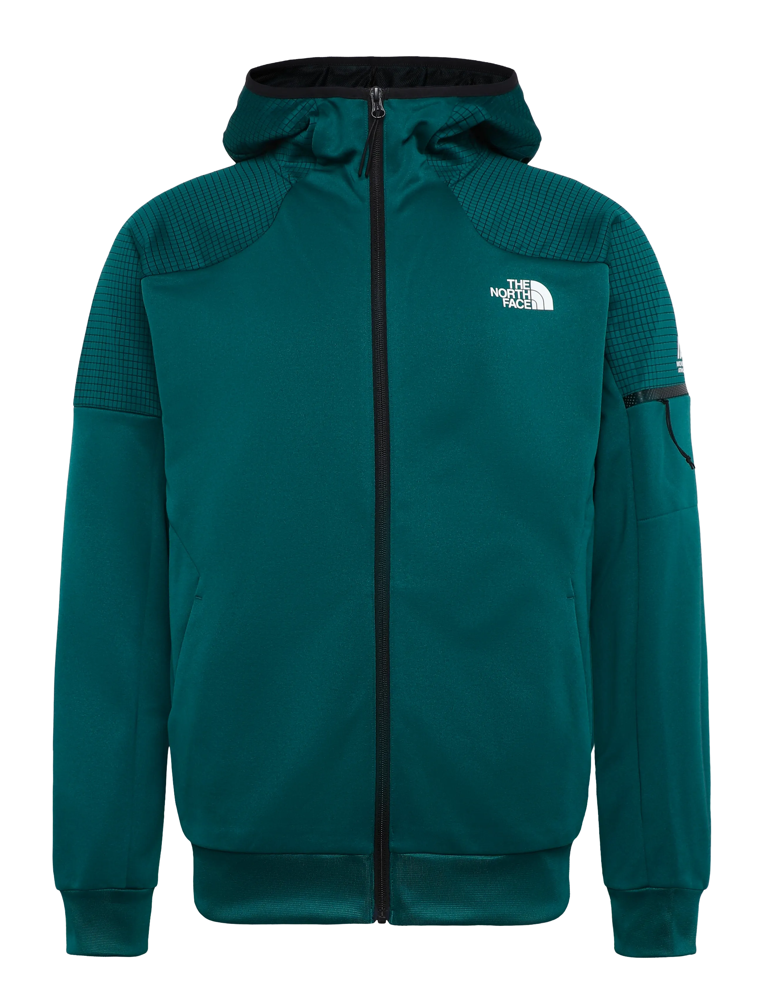 The North Face M MOUNTAIN ATHLETICS FULL ZIP FLEECE 2.0 - Fleece-Pullover - PACIFIC TEAL / green
