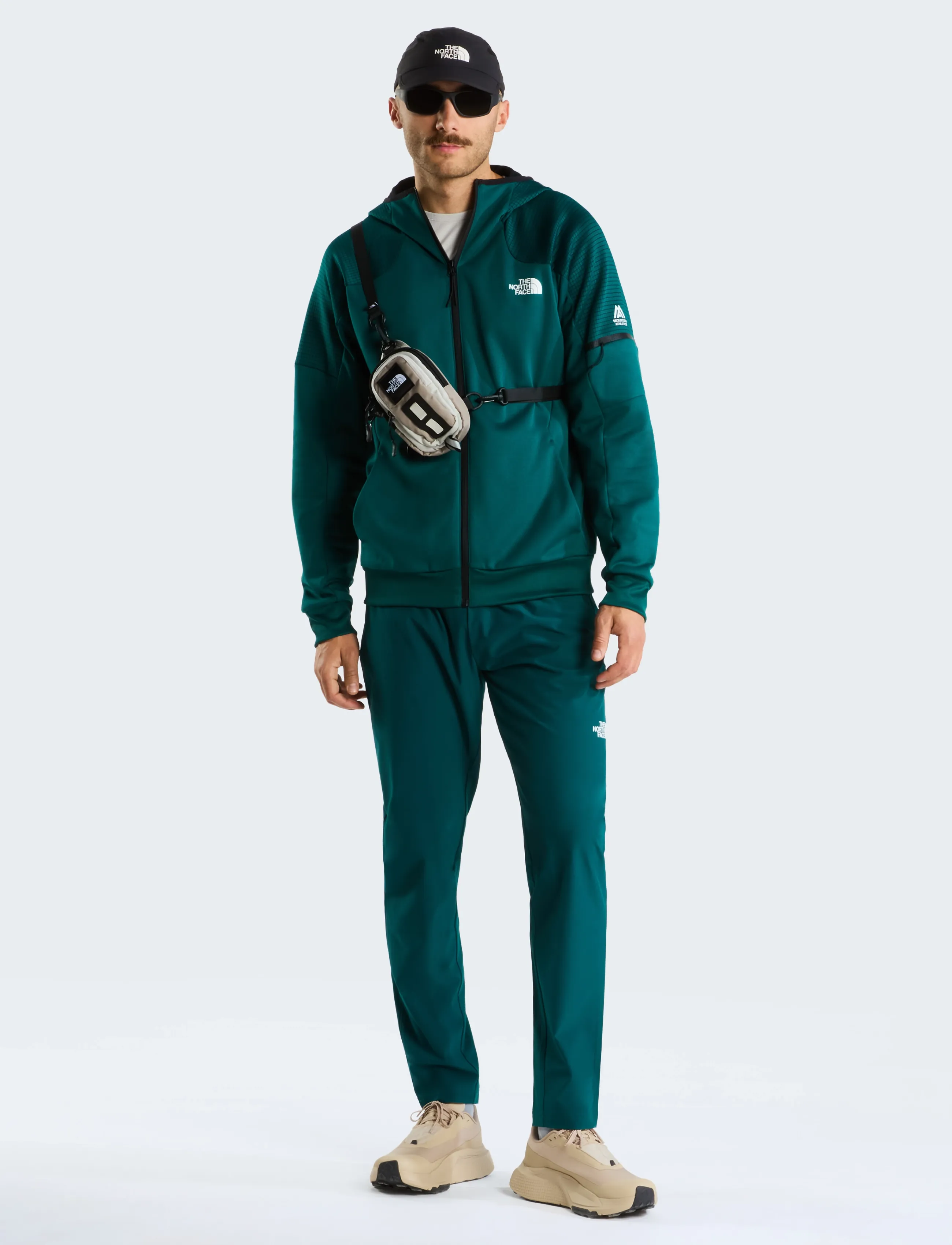 The North Face - M MOUNTAIN ATHLETICS FULL ZIP FLEECE 2.0 - kapuutsiga dressipluusid - pacific teal - 5
