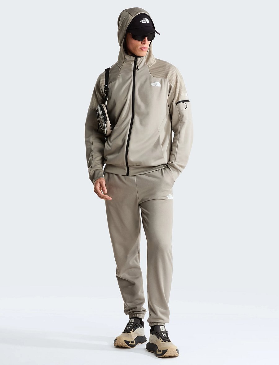 The North Face - M MOUNTAIN ATHLETICS FULL ZIP FLEECE 2.0 - huvtröjor - stone slab - 5