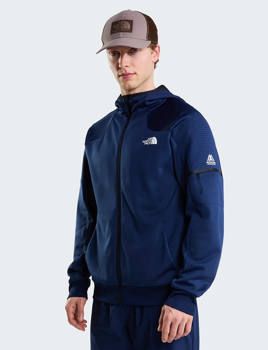 The North Face - M MOUNTAIN ATHLETICS FULL ZIP FLEECE 2.0 - kapuutsiga dressipluusid - summit navy - 0