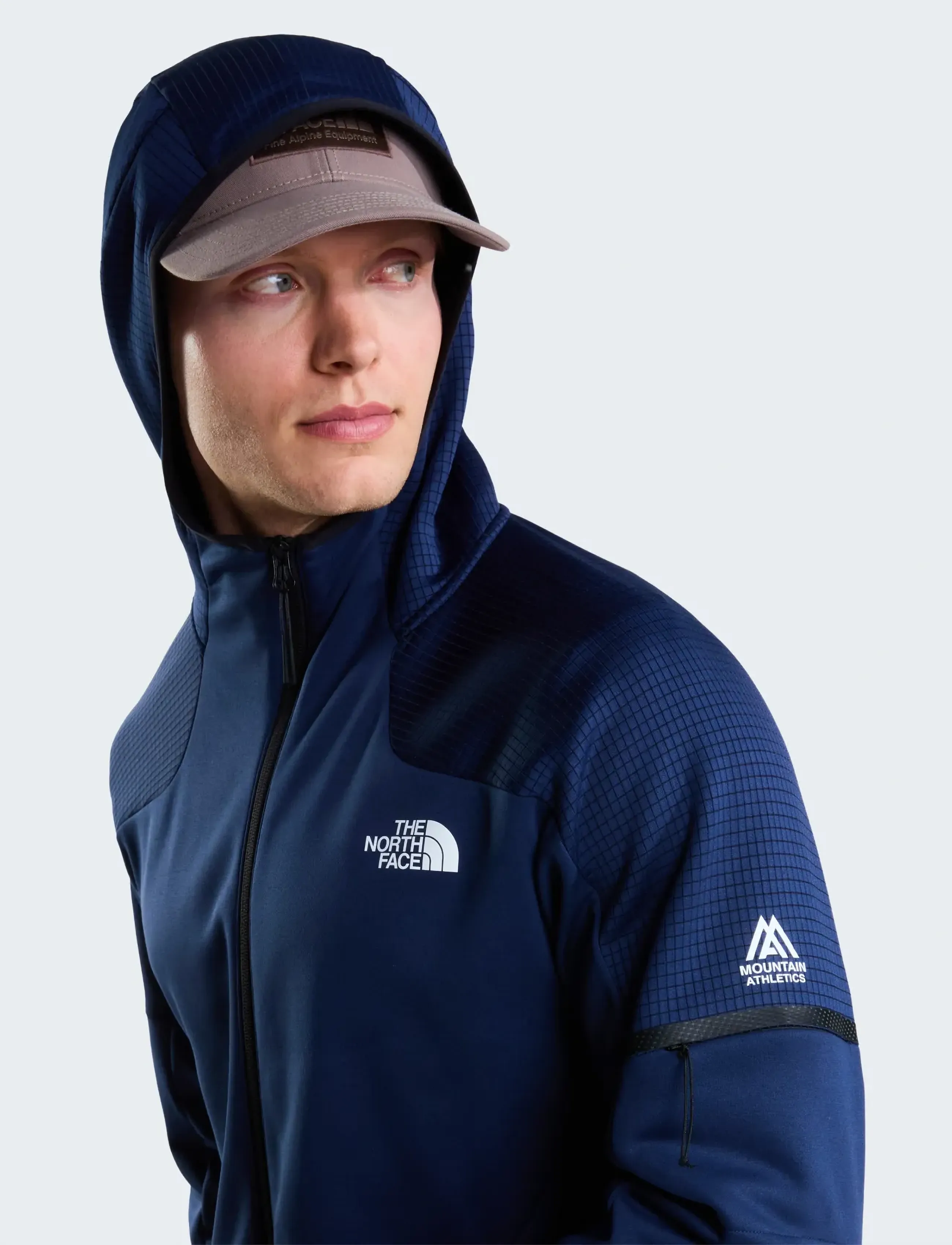 The North Face M MOUNTAIN ATHLETICS FULL ZIP FLEECE 2.0 - Overtøj - SUMMIT NAVY / navy