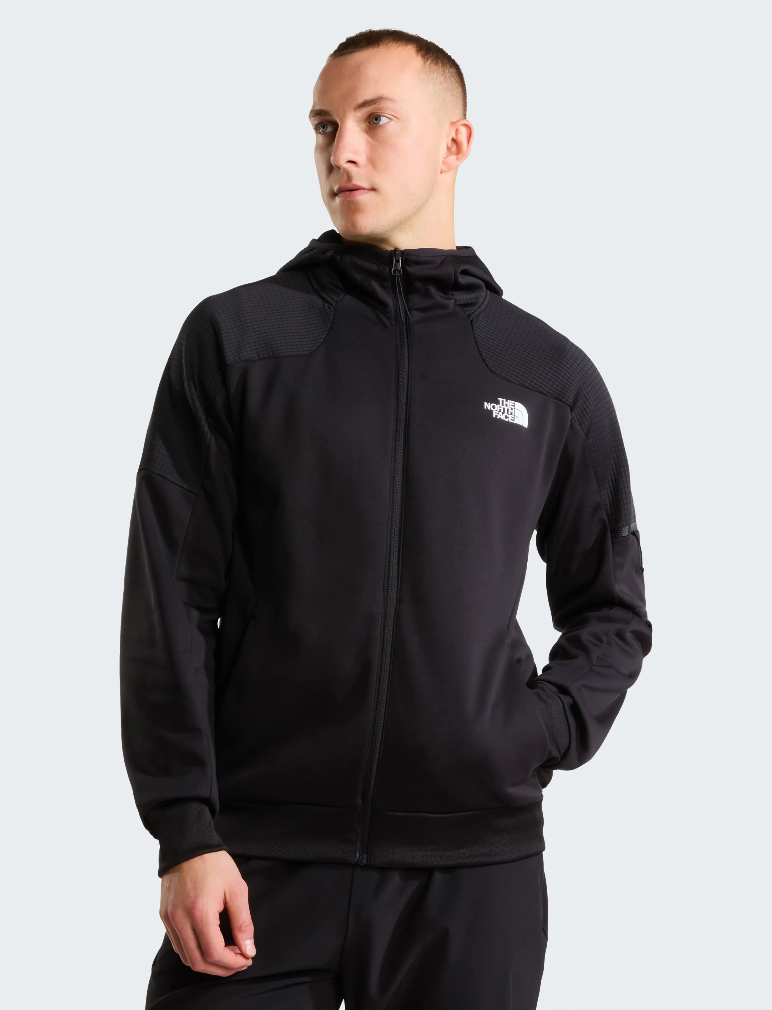The North Face M Mountain Athletics Full Zip Fleece 2.0, M, Black, Sport Jackets > Sport Training Jackets, Herre