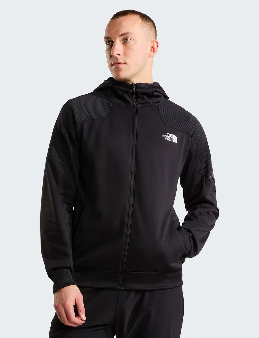 The North Face - M MOUNTAIN ATHLETICS FULL ZIP FLEECE 2.0 - hættetrøjer - tnf black - 0