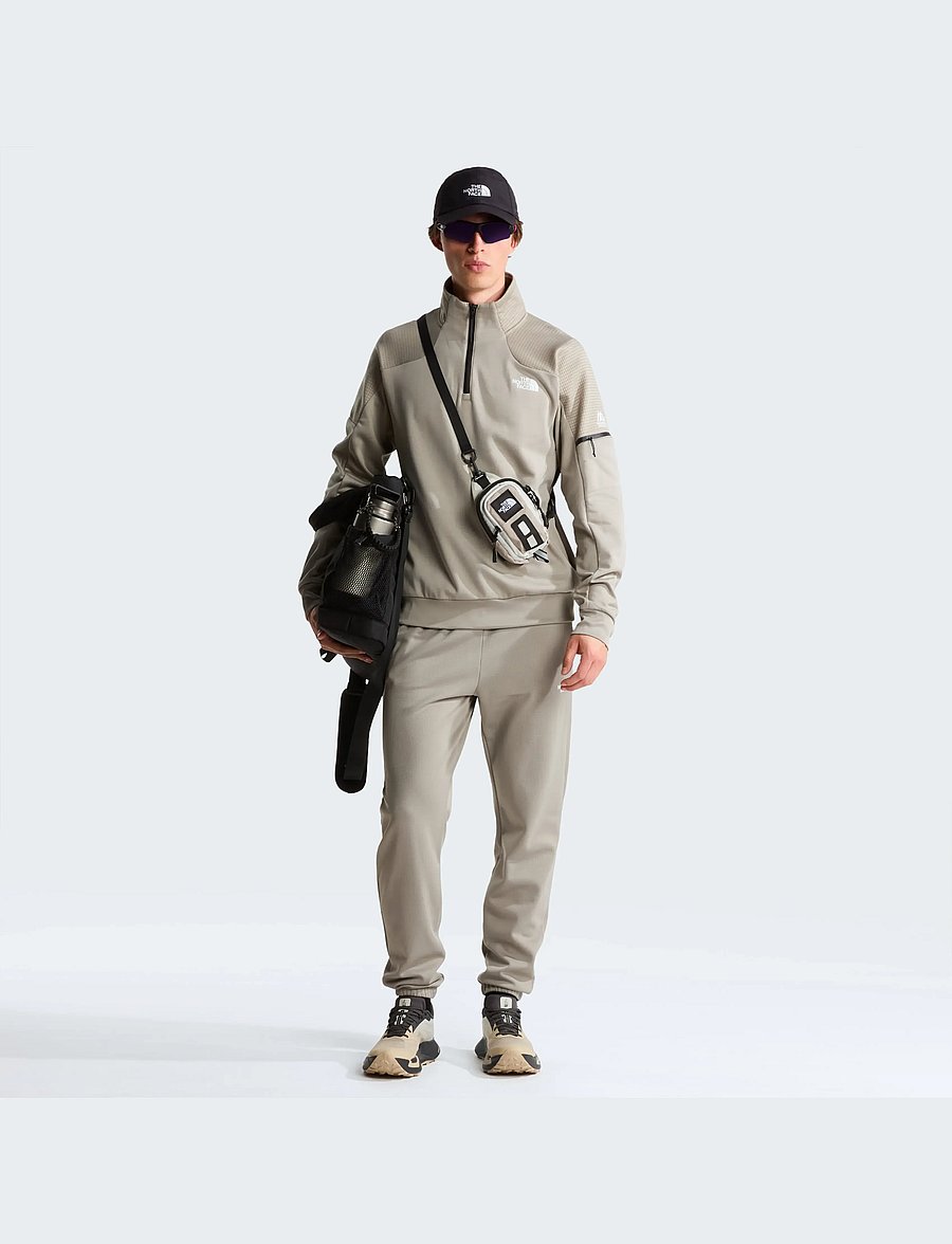 The North Face - M MOUNTAIN ATHLETICS 1/4 ZIP FLEECE 2.0 - fleece & midlayer - stone slab - 3
