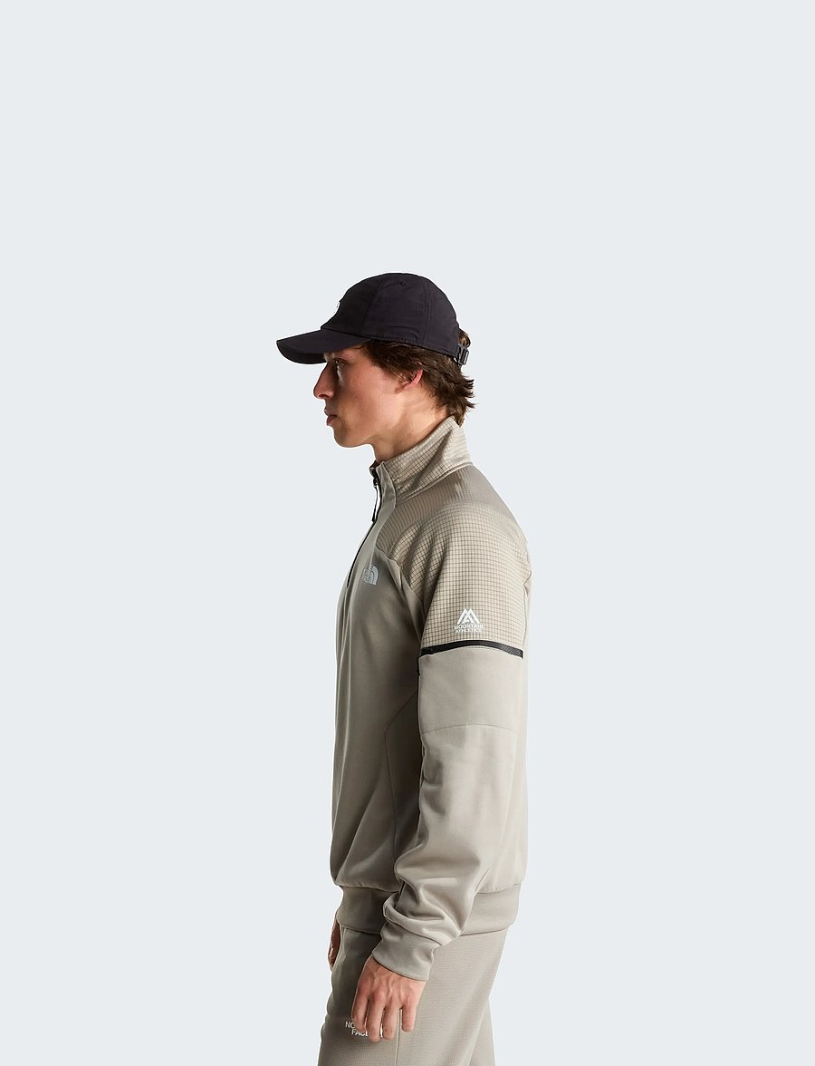 The North Face - M MOUNTAIN ATHLETICS 1/4 ZIP FLEECE 2.0 - fleece & midlayer - stone slab - 4
