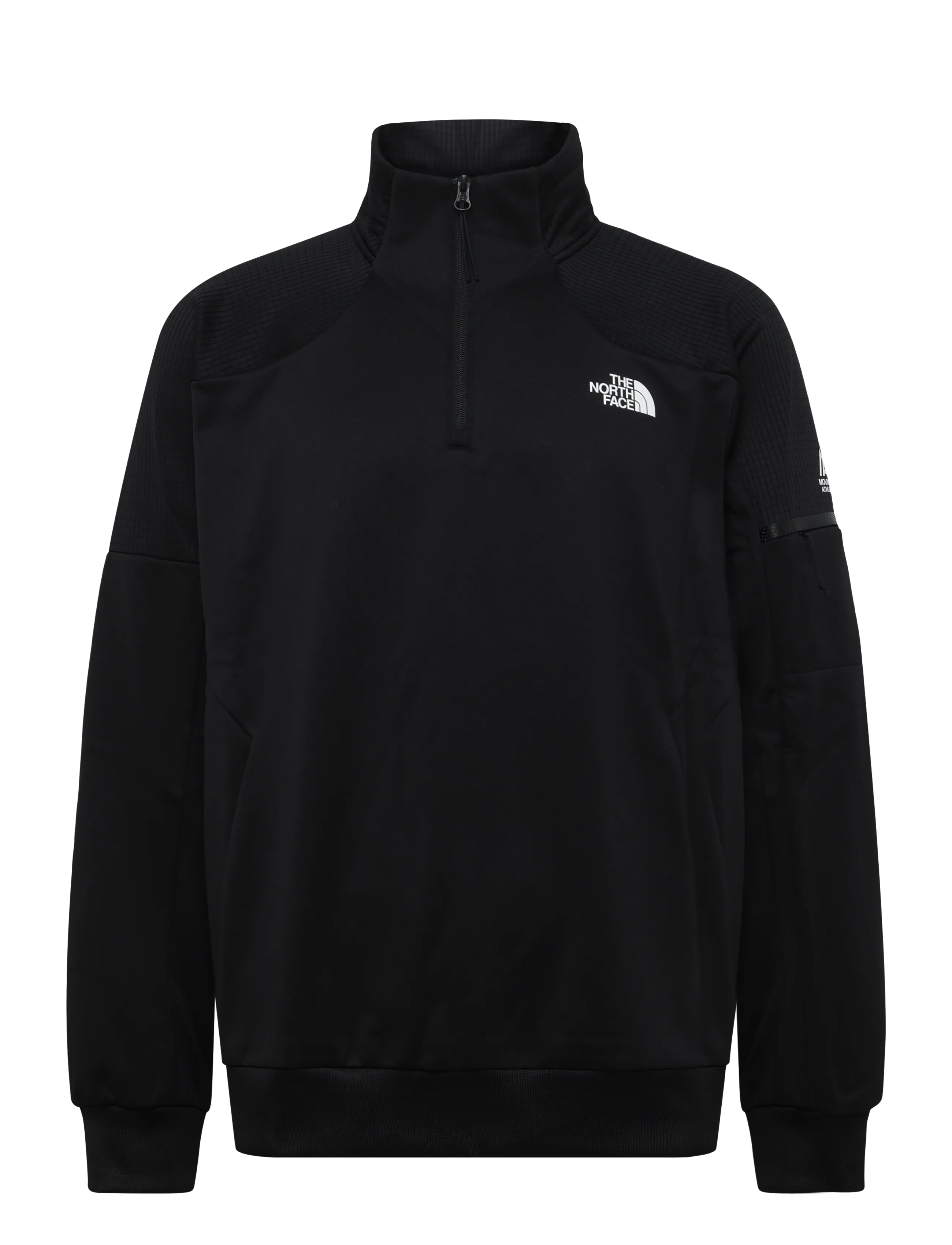 The North Face M MOUNTAIN ATHLETICS 1/4 ZIP FLEECE 2.0 - Fleece & Midlayer - TNF BLACK / black