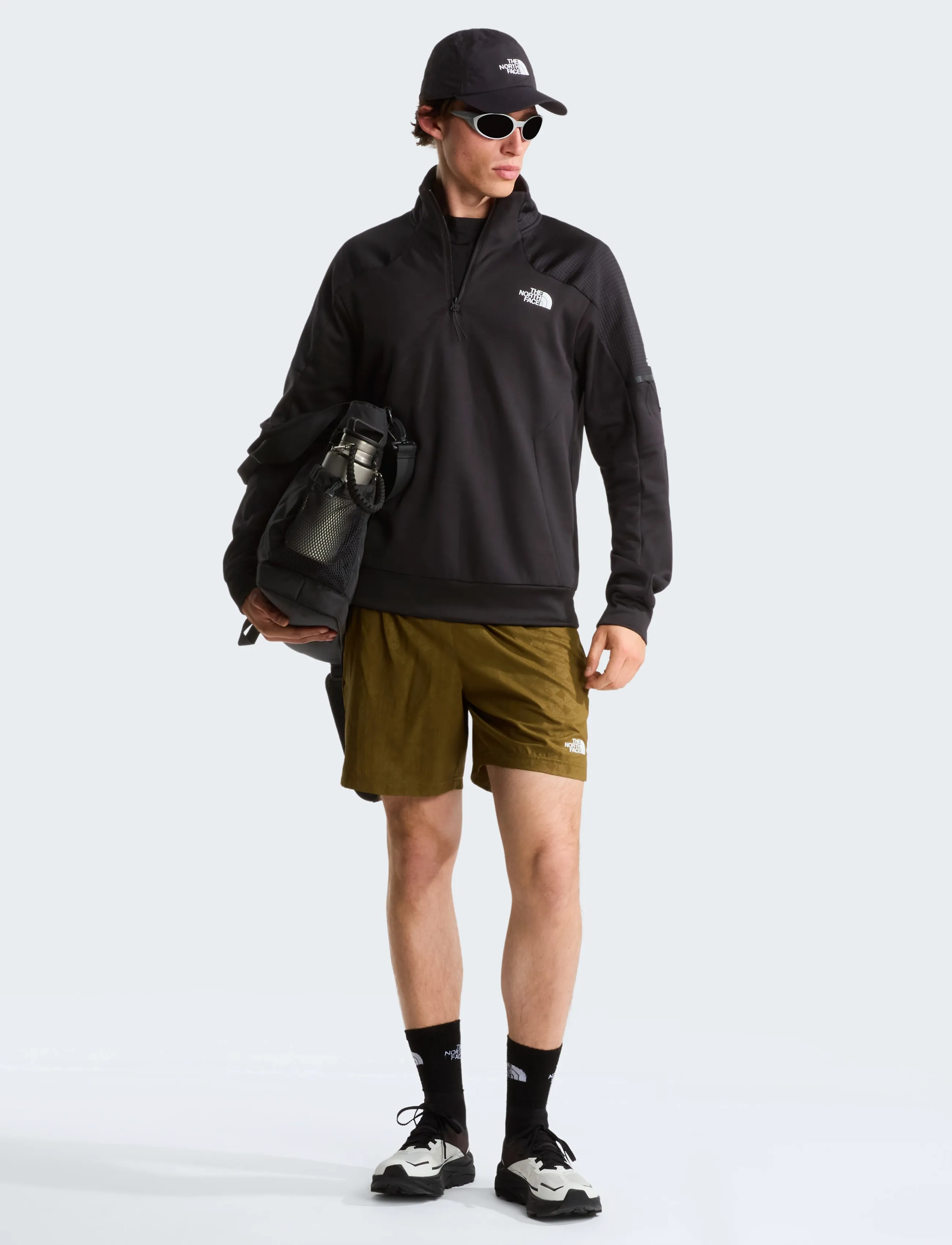 The North Face - M MOUNTAIN ATHLETICS 1/4 ZIP FLEECE 2.0 - tnf black - 3