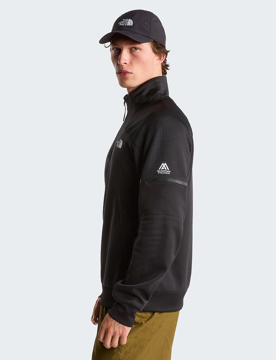 The North Face - M MOUNTAIN ATHLETICS 1/4 ZIP FLEECE 2.0 - fleece & midlayer - tnf black - 4