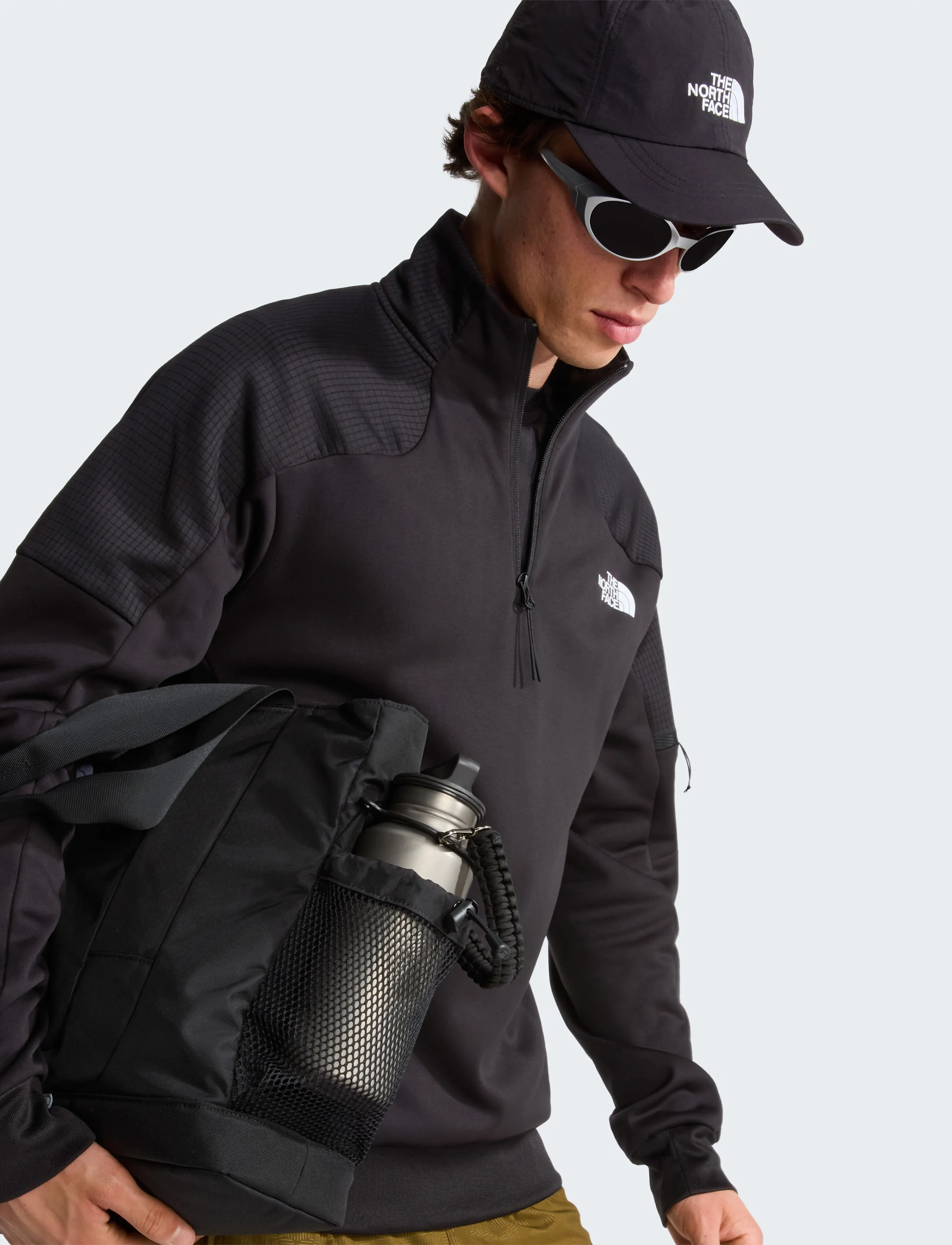 The North Face M MOUNTAIN ATHLETICS 1/4 ZIP FLEECE 2.0 - Fleecetrøjer - TNF BLACK / black