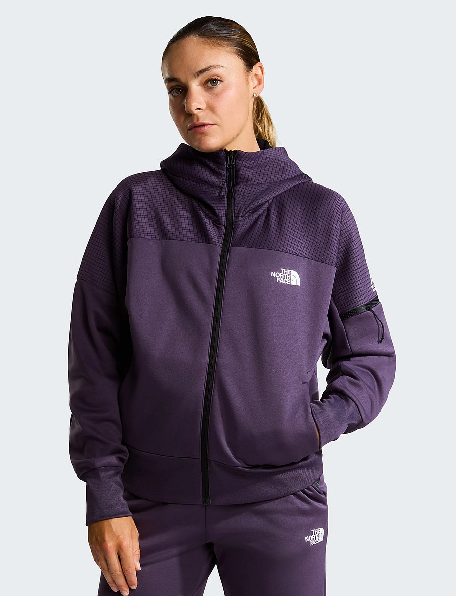 The North Face - W MOUNTAIN ATHLETICS FULL ZIP FLEECE 2.0 - trainingsjacken - endless dusk - 0
