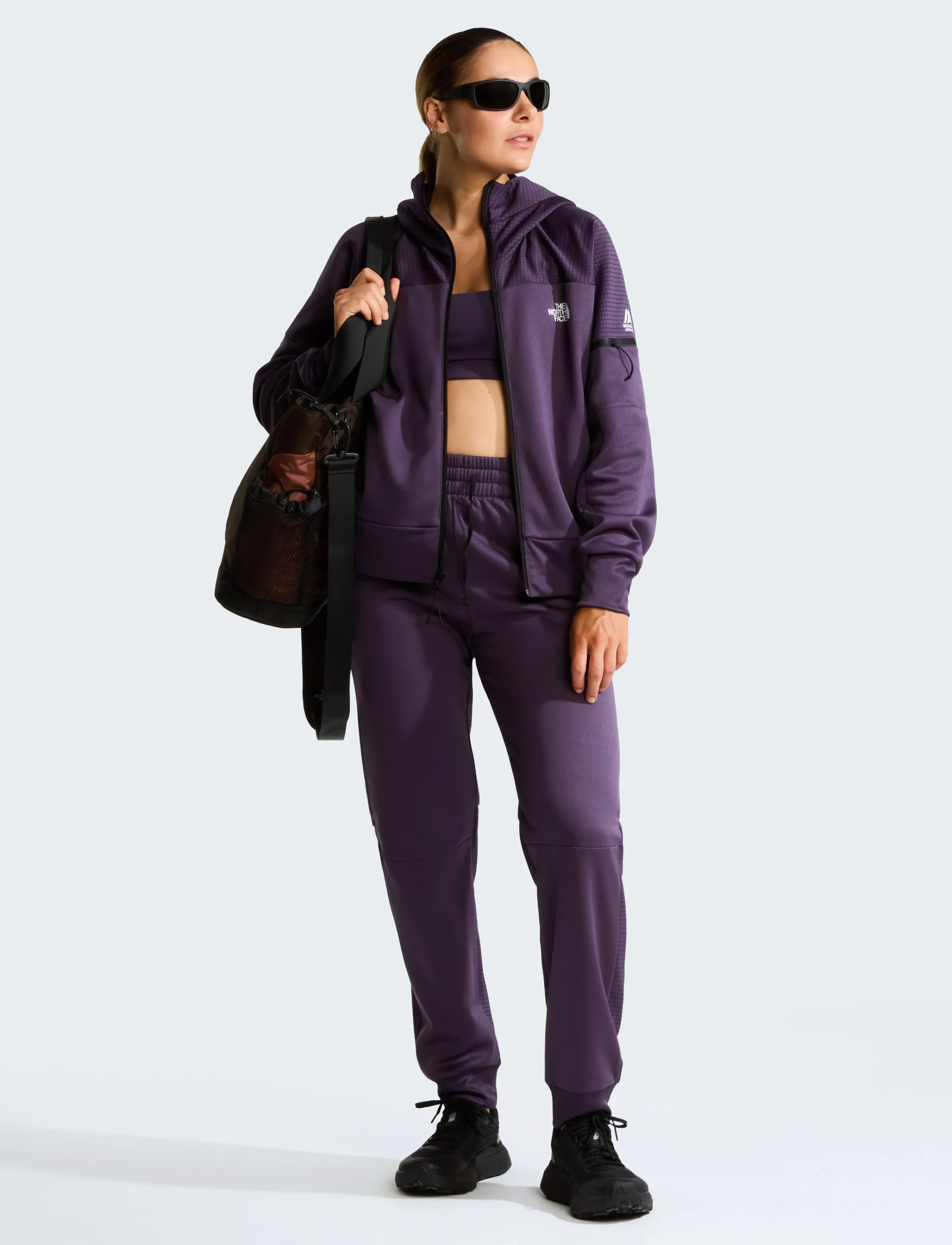 The North Face - W MOUNTAIN ATHLETICS FULL ZIP FLEECE 2.0 - sportsjakker - endless dusk - 3