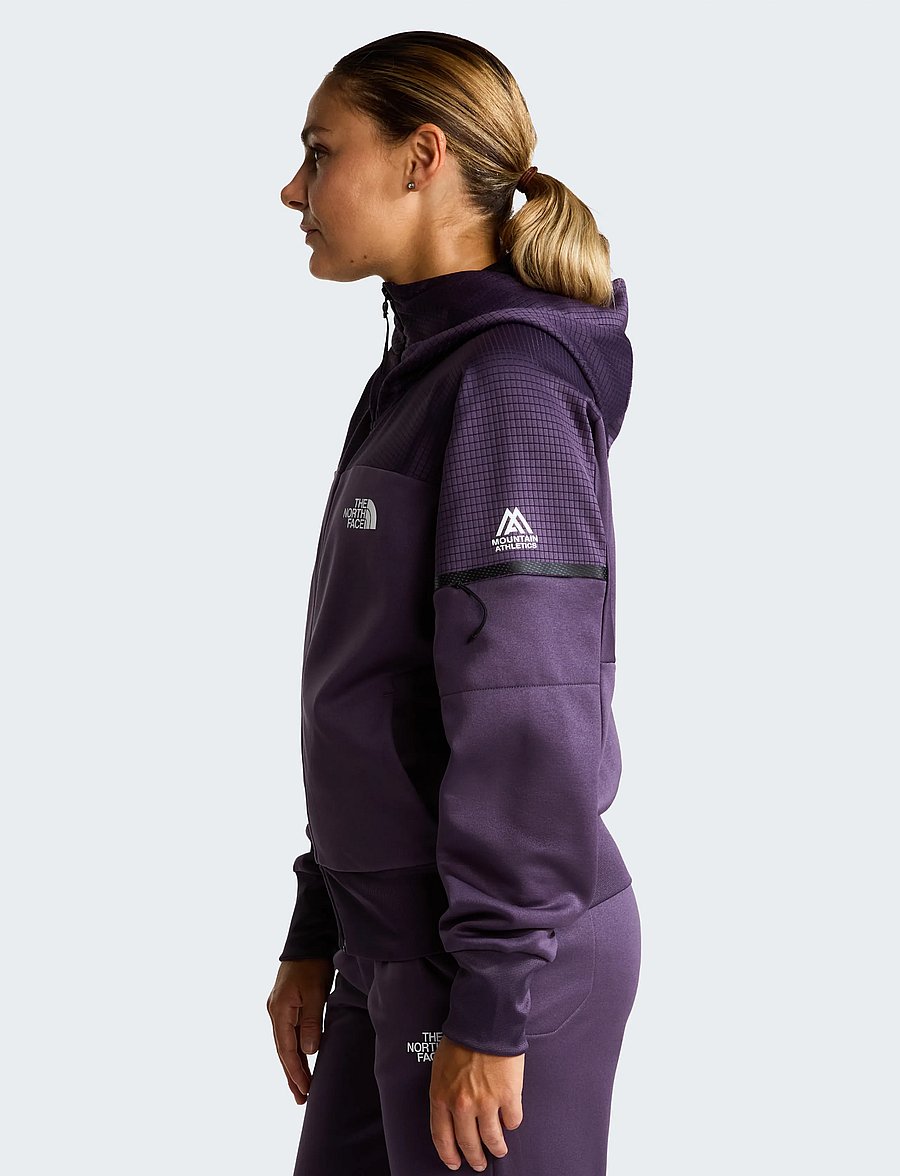 The North Face - W MOUNTAIN ATHLETICS FULL ZIP FLEECE 2.0 - trainingsjacken - endless dusk - 4