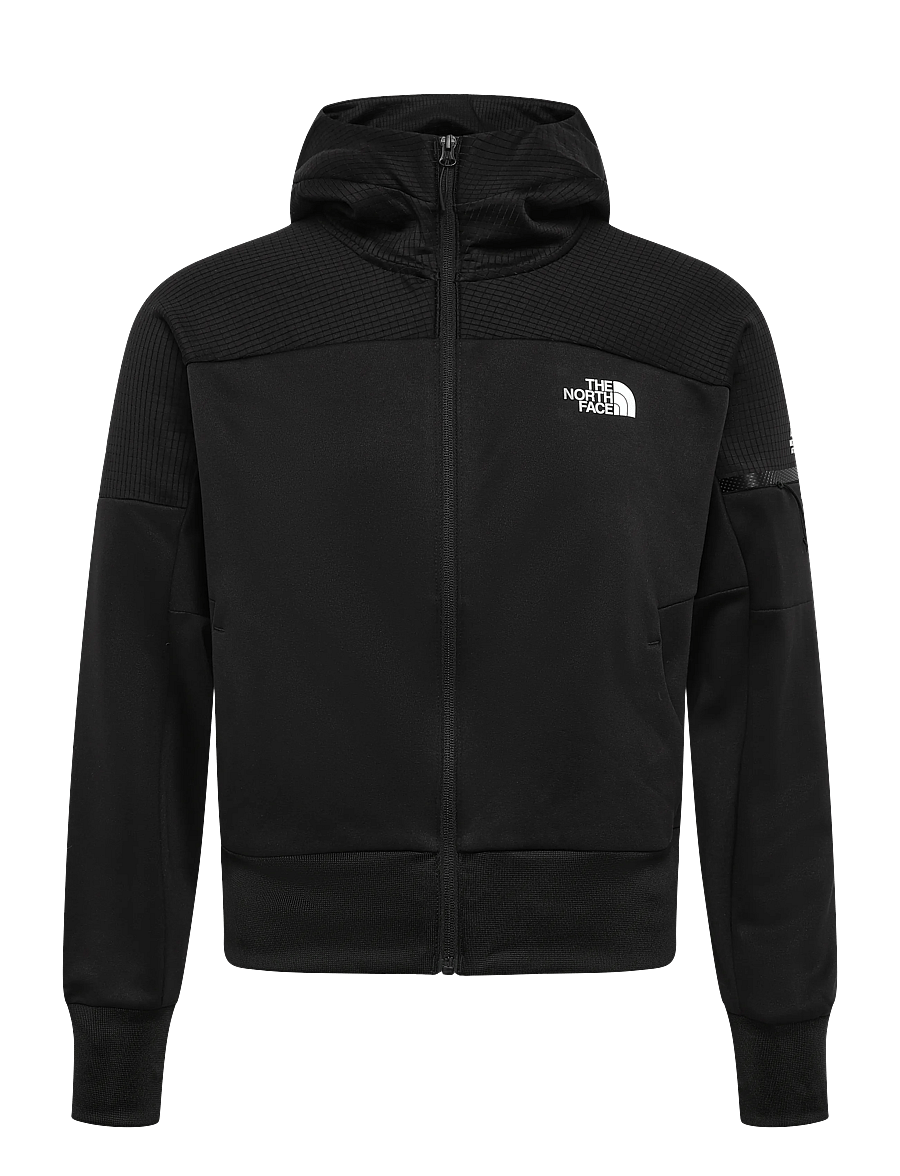The North Face - W MOUNTAIN ATHLETICS FULL ZIP FLEECE 2.0 - huvtröjor - tnf black - 1
