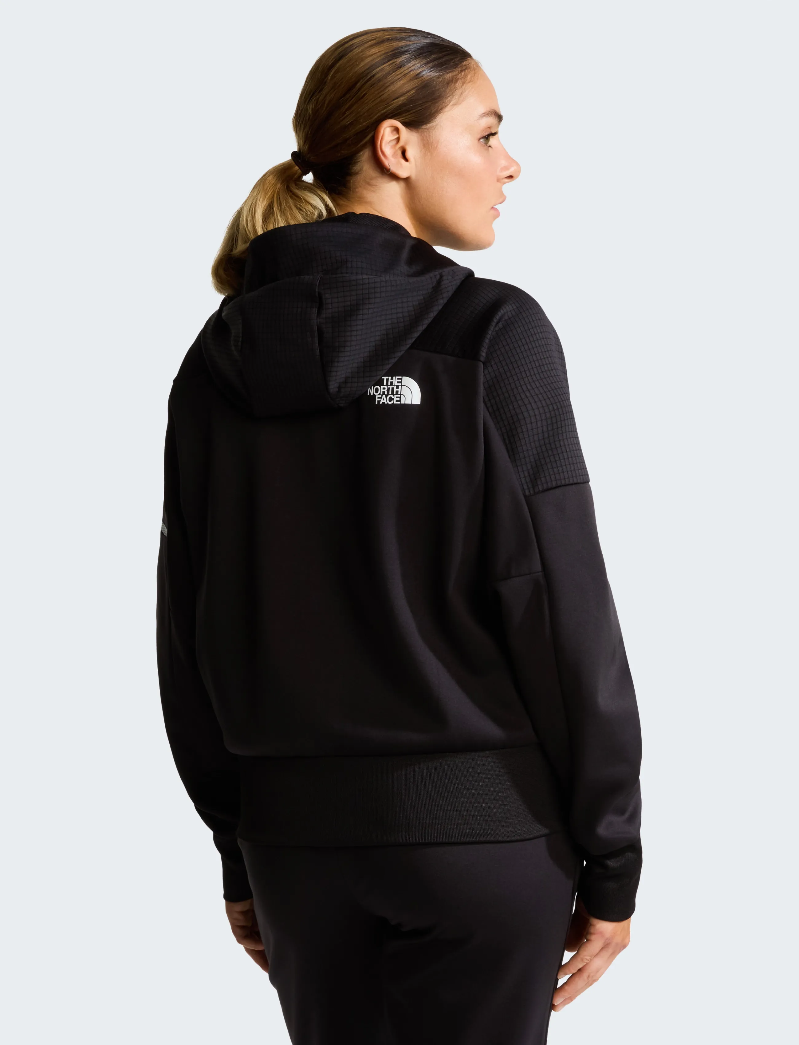 The North Face - W MOUNTAIN ATHLETICS FULL ZIP FLEECE 2.0 - huvtröjor - tnf black - 5