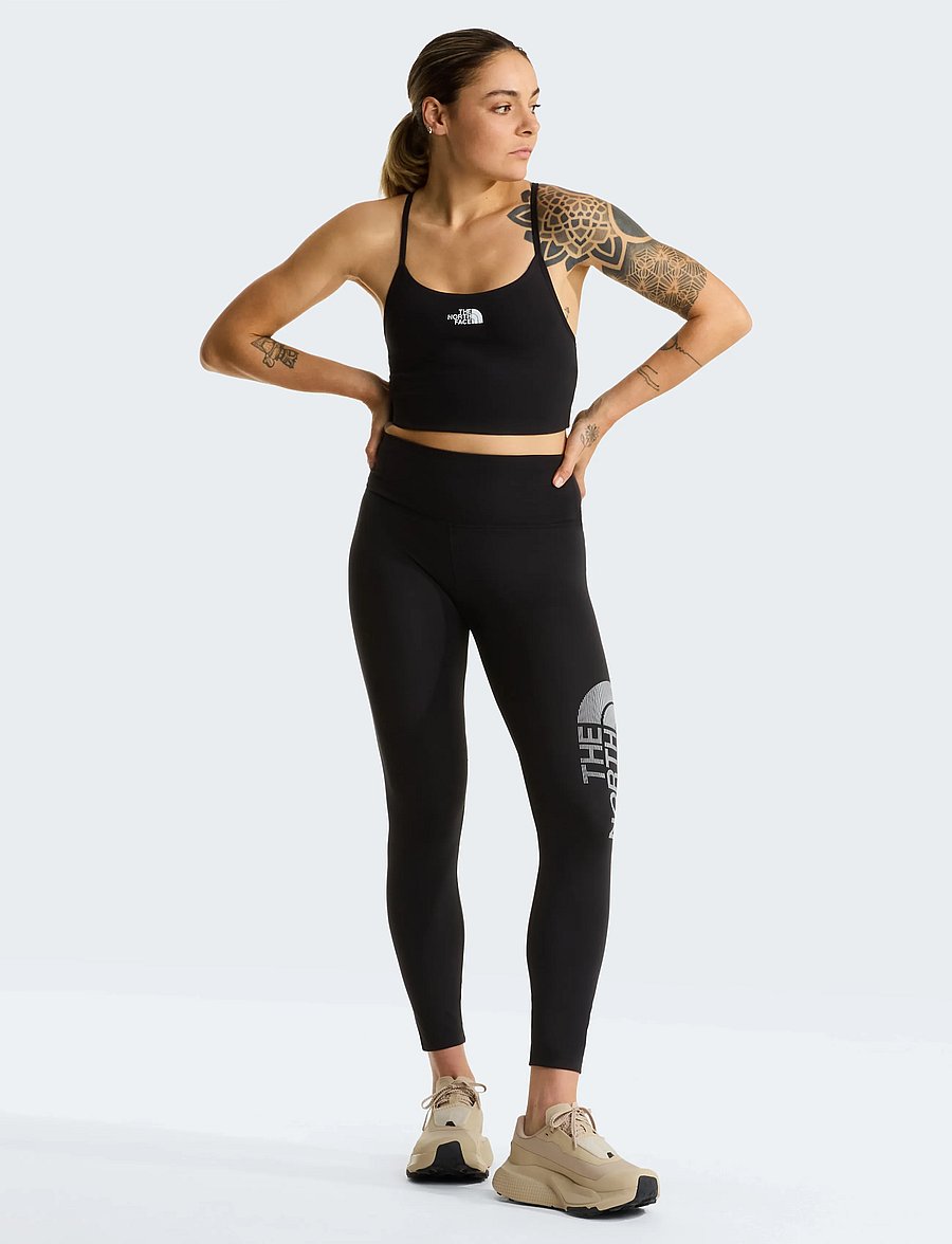 The North Face - W FLEX 25IN TIGHT-GRAPHIC - treeningretuusid - tnf black - 3