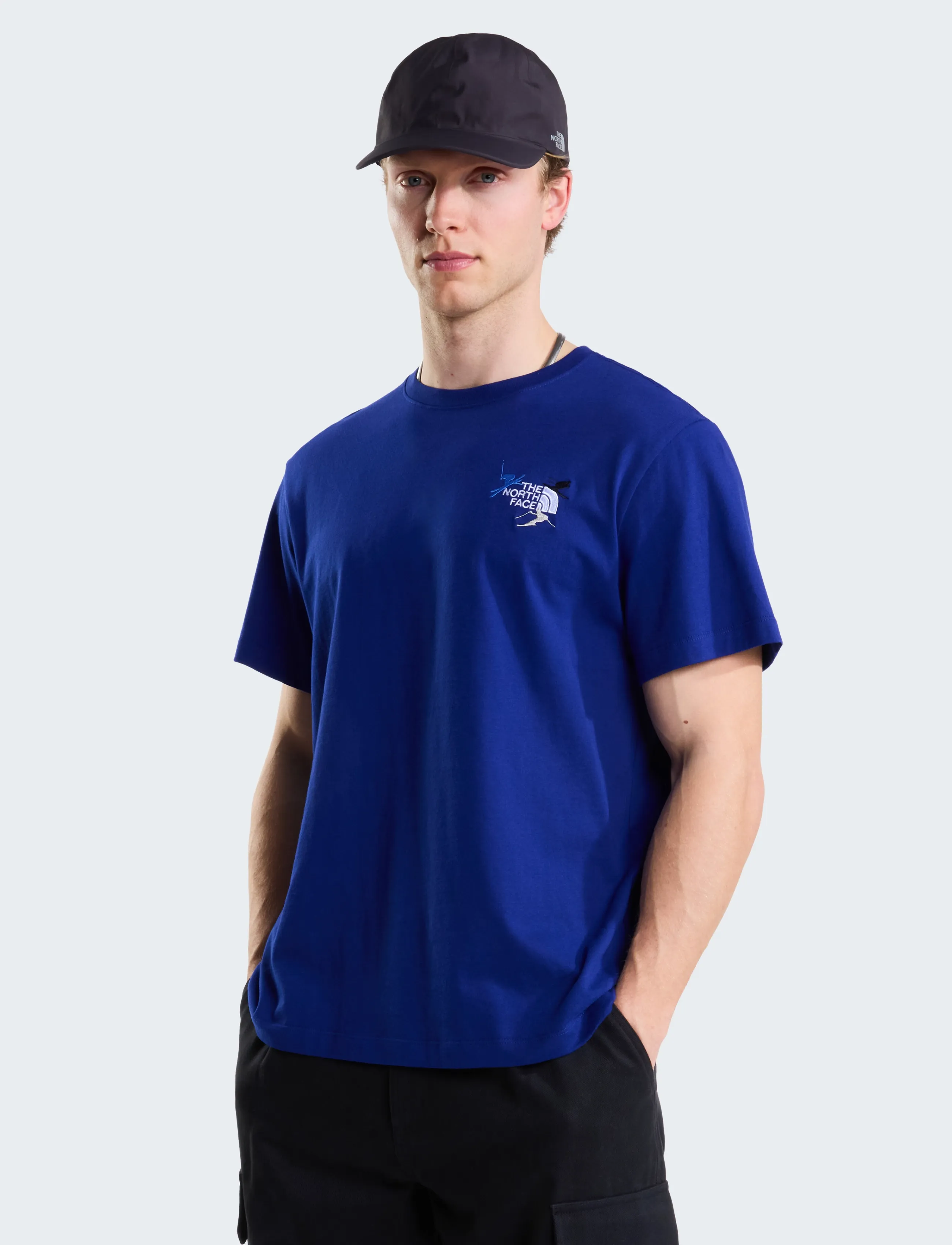 The North Face U OFF PISTE EMBRO RLX SS TEE-GRAPHIC - T-Shirts - BOLD BLUE / blue