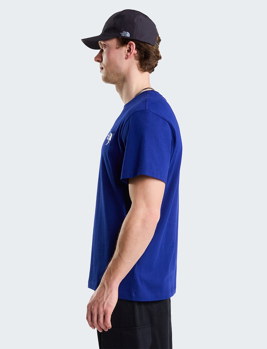 The North Face - U OFF PISTE EMBRO RLX SS TEE-GRAPHIC - oberteile & t-shirts - bold blue - 4