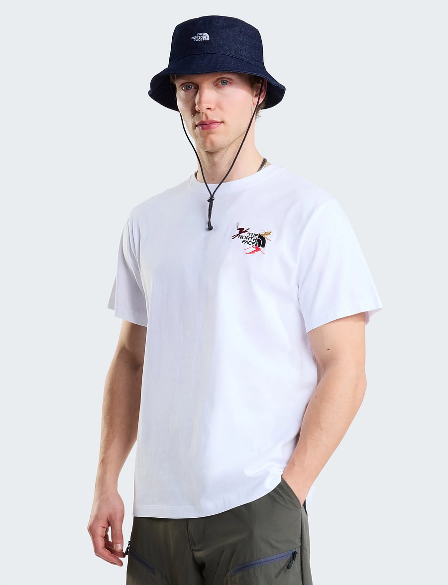 The North Face - U OFF PISTE EMBRO RLX SS TEE-GRAPHIC - tops & t-shirts - tnf white - 0