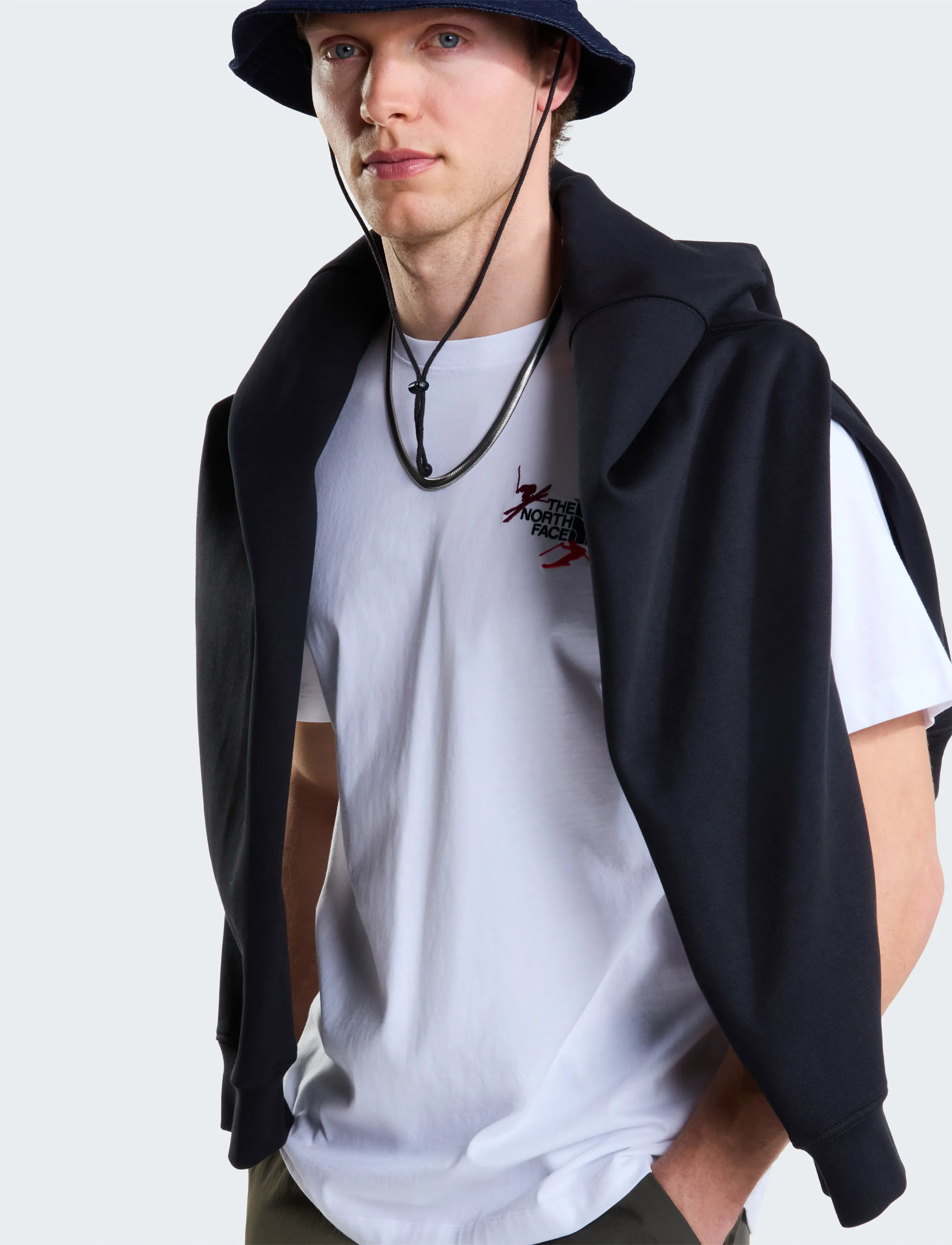 The North Face U OFF PISTE EMBRO RLX SS TEE-GRAPHIC - Clothing - TNF WHITE / white