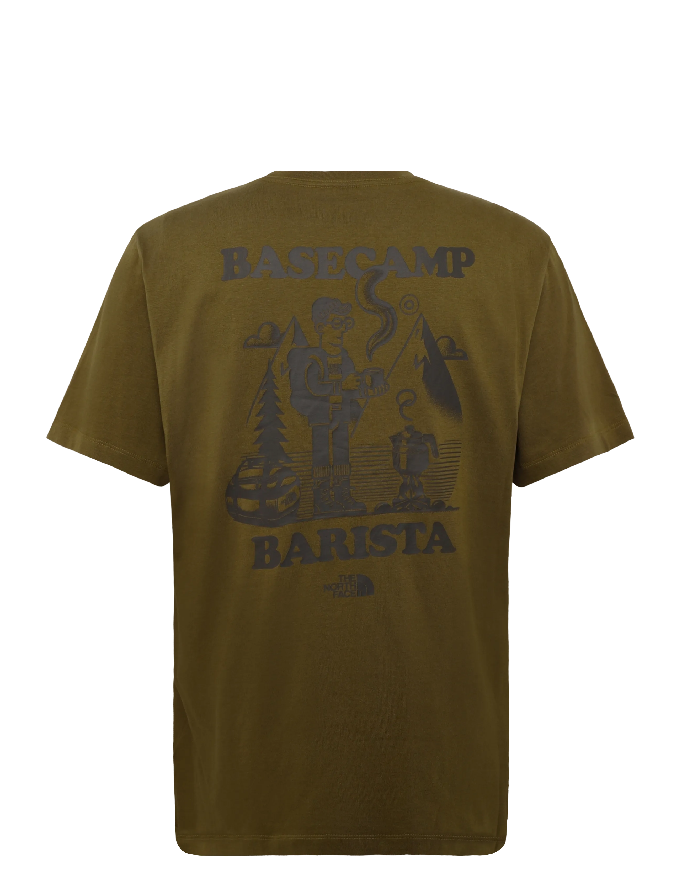 The North Face - U BASECAMP BARISTA RLX SS TEE-GRAPHIC - t-shirts - caraway seed - 2