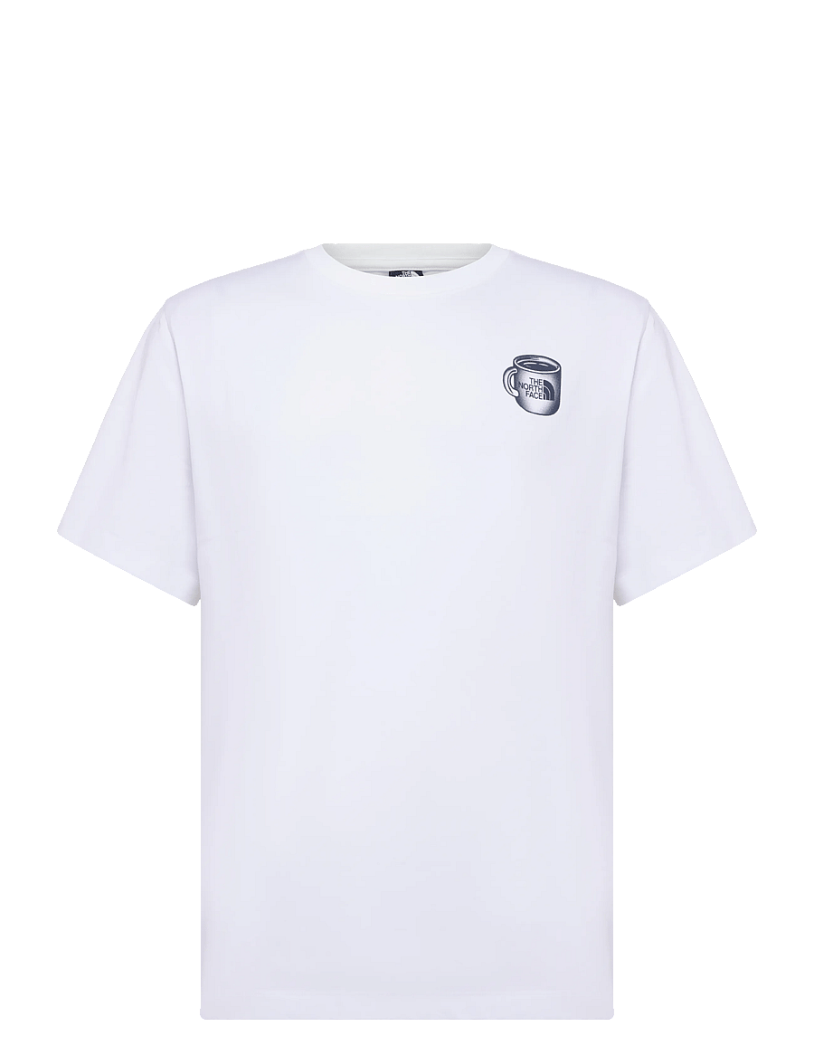 The North Face - U BASECAMP BARISTA RLX SS TEE-GRAPHIC - oberteile & t-shirts - tnf white/summit navy - 1