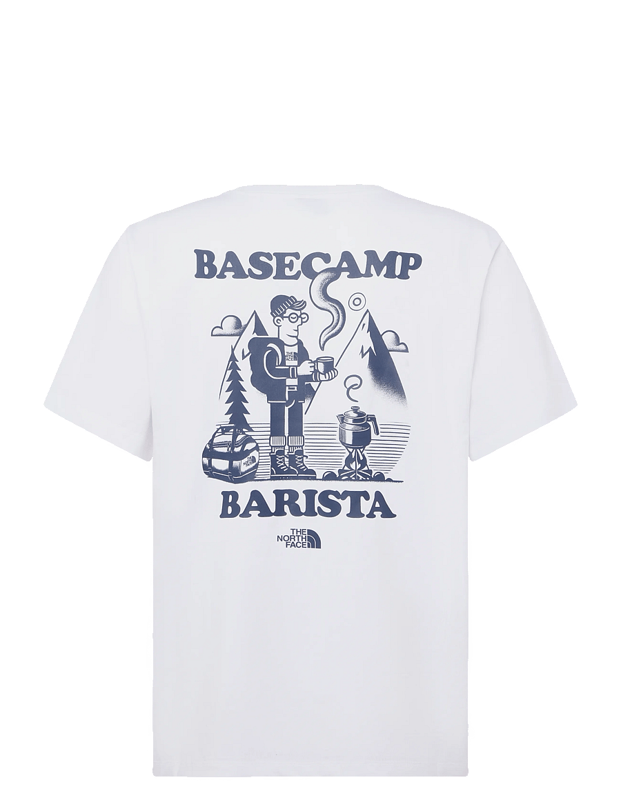 The North Face - U BASECAMP BARISTA RLX SS TEE-GRAPHIC - oberteile & t-shirts - tnf white/summit navy - 2