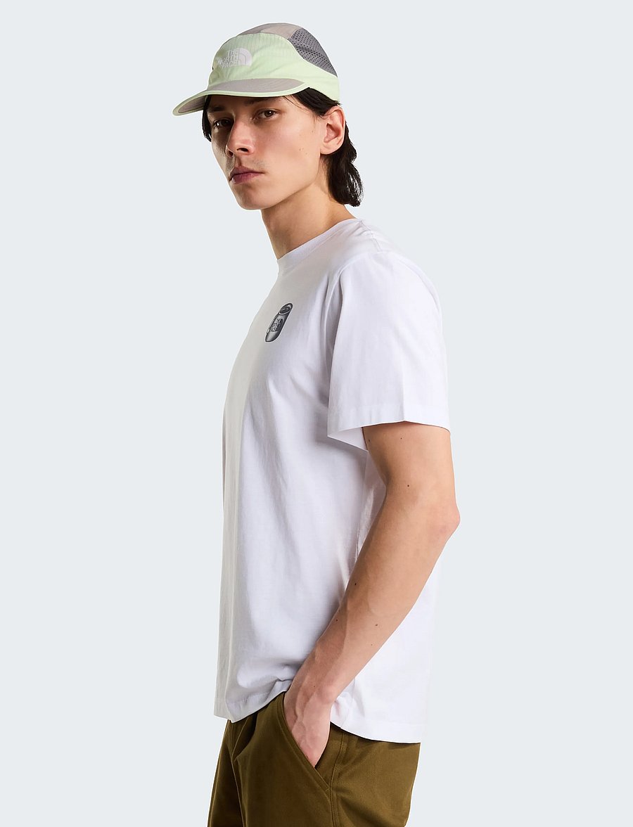 The North Face - U BASECAMP BARISTA RLX SS TEE-GRAPHIC - oberteile & t-shirts - tnf white/summit navy - 5