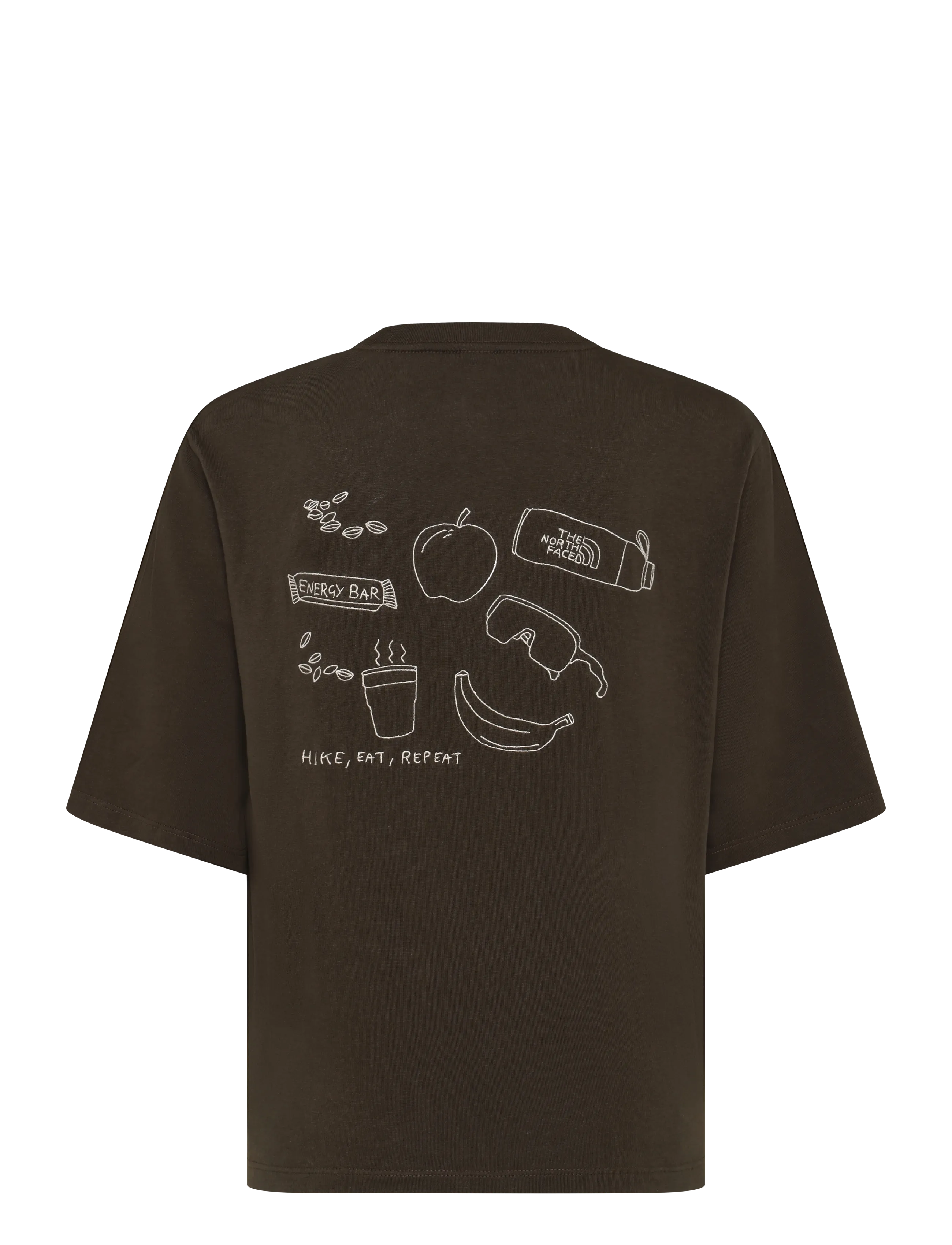 The North Face - W HIKE PICNIC BOXY SS TEE-GRAPHIC - t-shirts - dark chestnut - 2