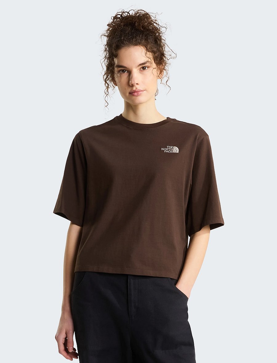 The North Face - W HIKE PICNIC BOXY SS TEE-GRAPHIC - t-shirts - dark chestnut - 3
