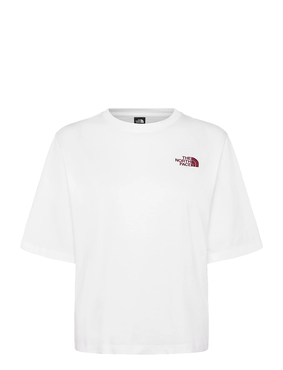 The North Face - W HIKE PICNIC BOXY SS TEE-GRAPHIC - t-shirts - tnf white - 1