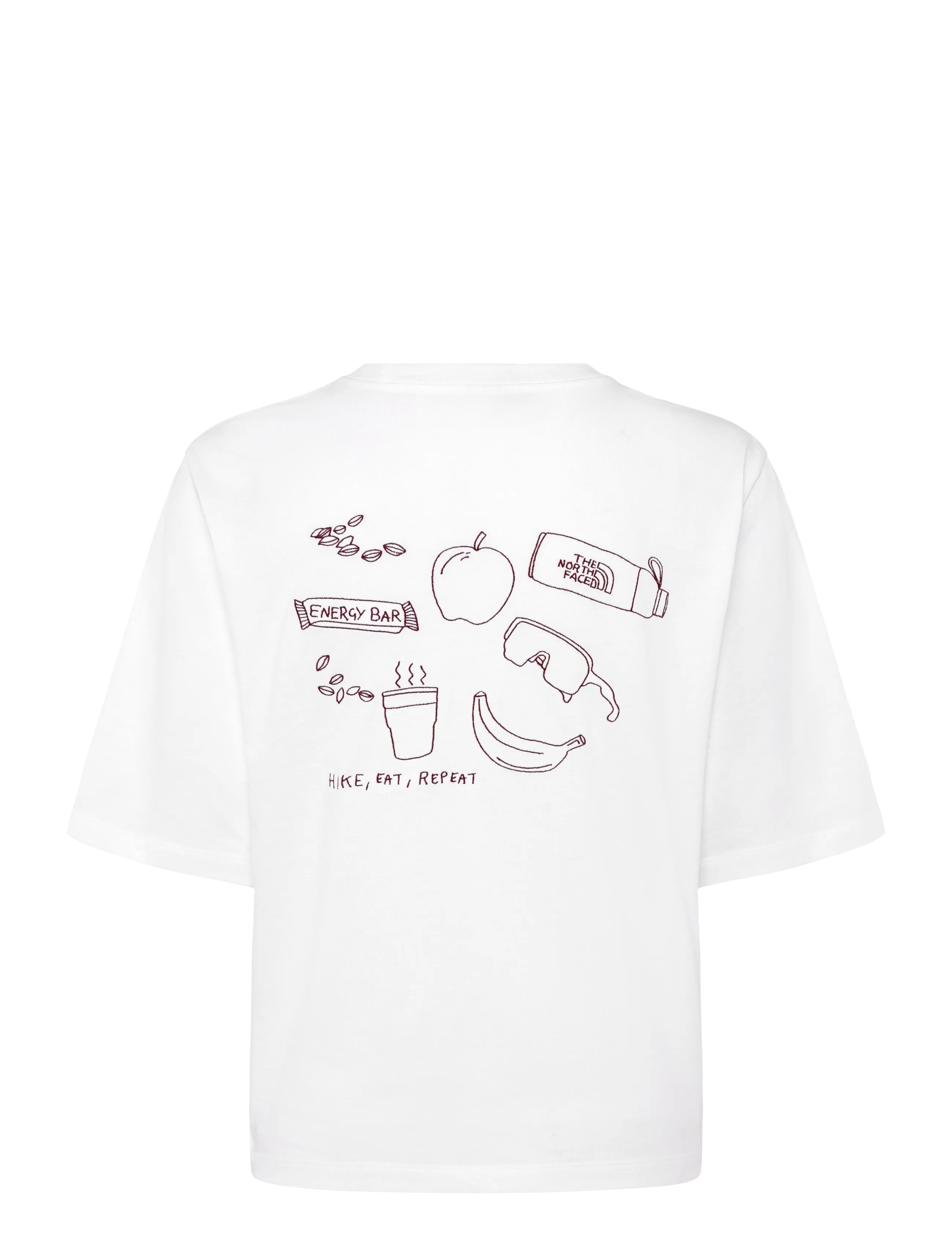 The North Face - W HIKE PICNIC BOXY SS TEE-GRAPHIC - t-shirts - tnf white - 2