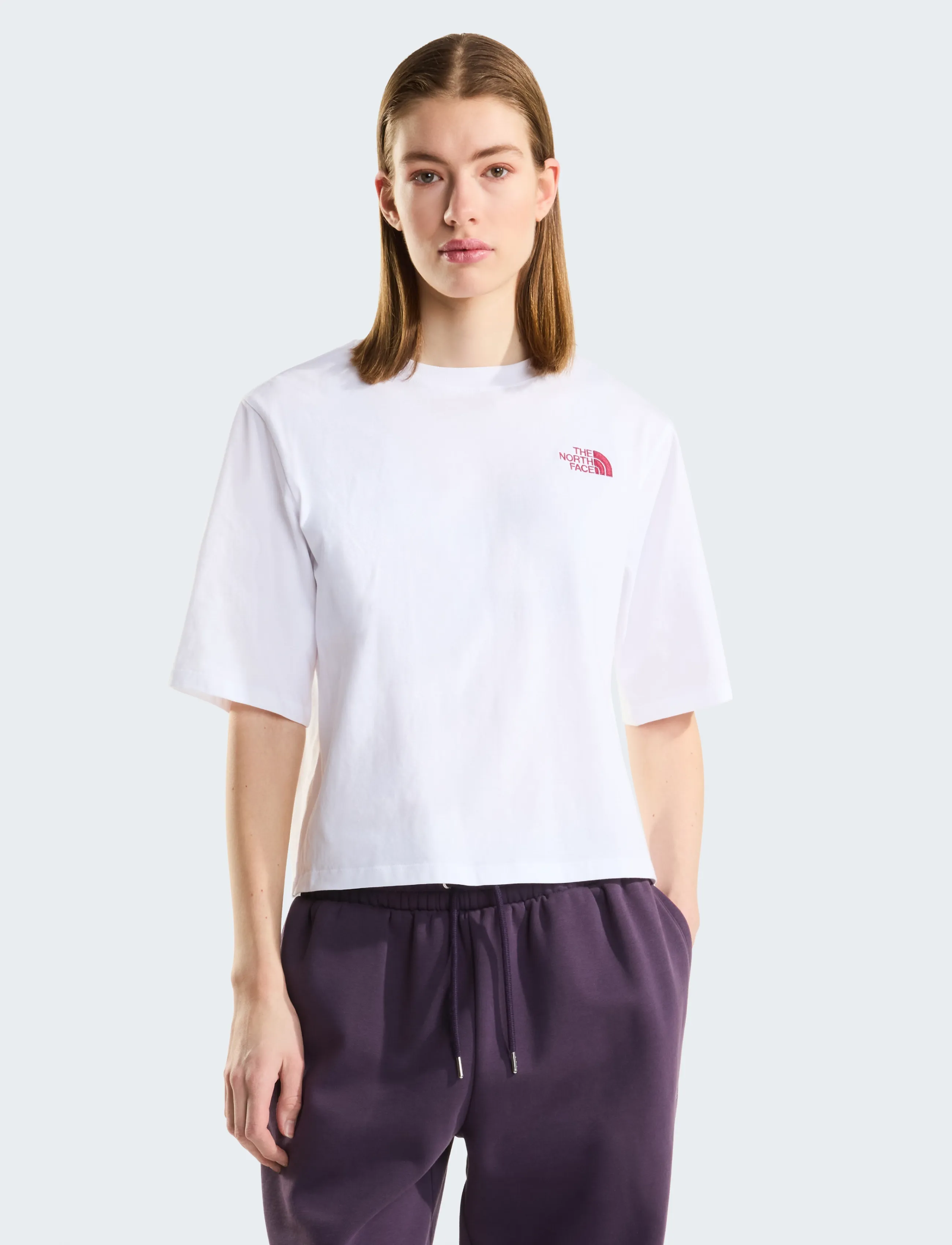 The North Face - W HIKE PICNIC BOXY SS TEE-GRAPHIC - t-shirts - tnf white - 3