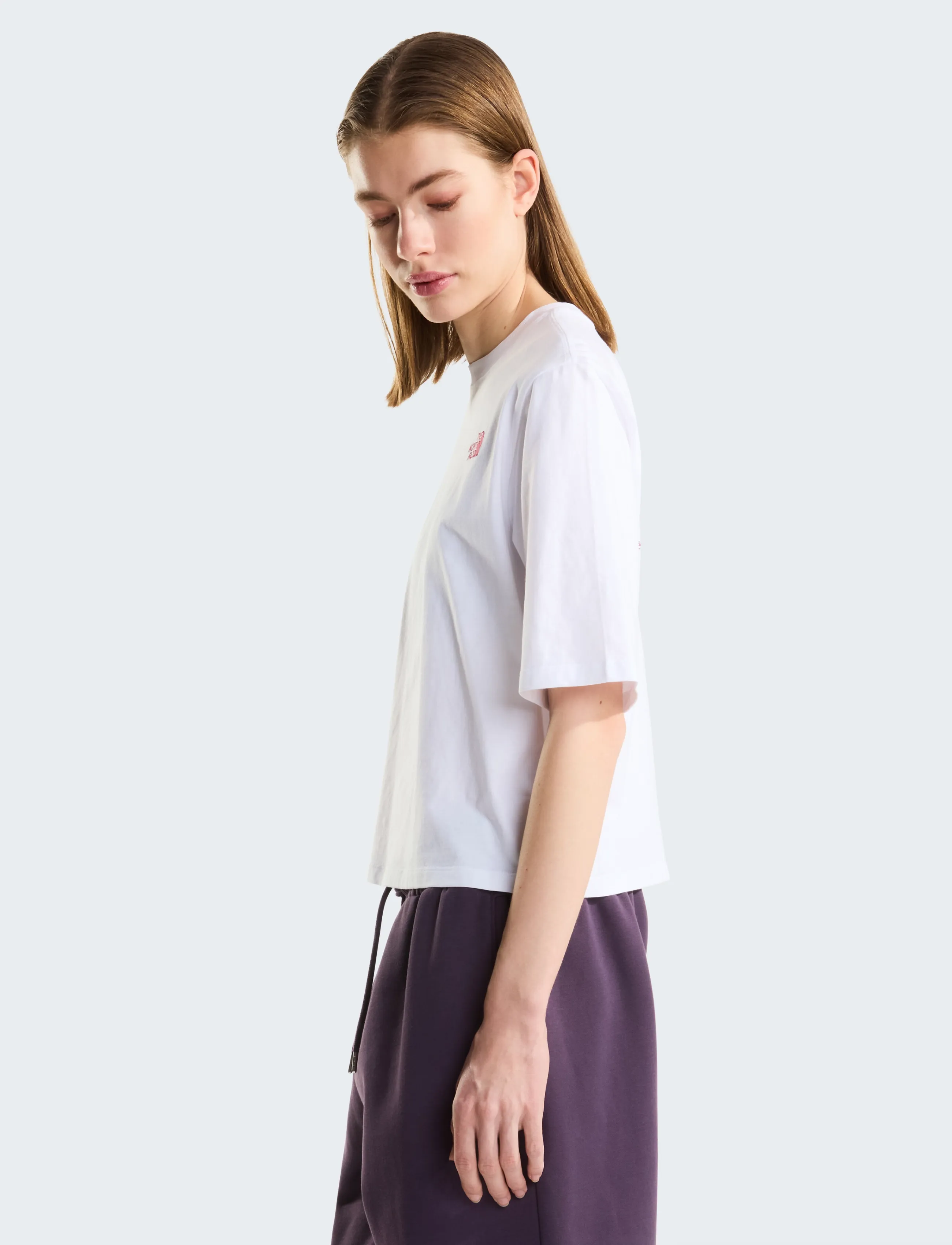 The North Face - W HIKE PICNIC BOXY SS TEE-GRAPHIC - t-shirts - tnf white - 5