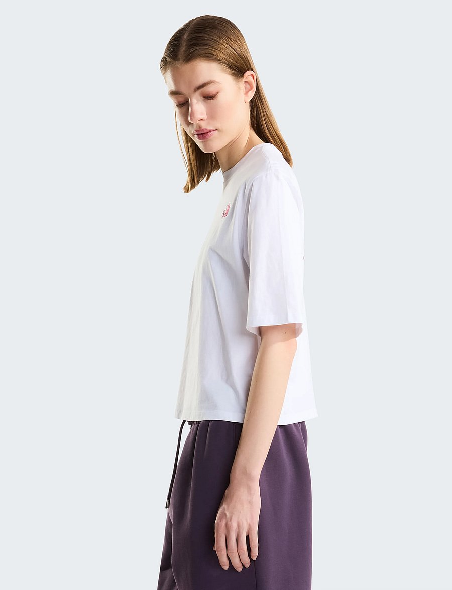 The North Face - W HIKE PICNIC BOXY SS TEE-GRAPHIC - t-shirts - tnf white - 5