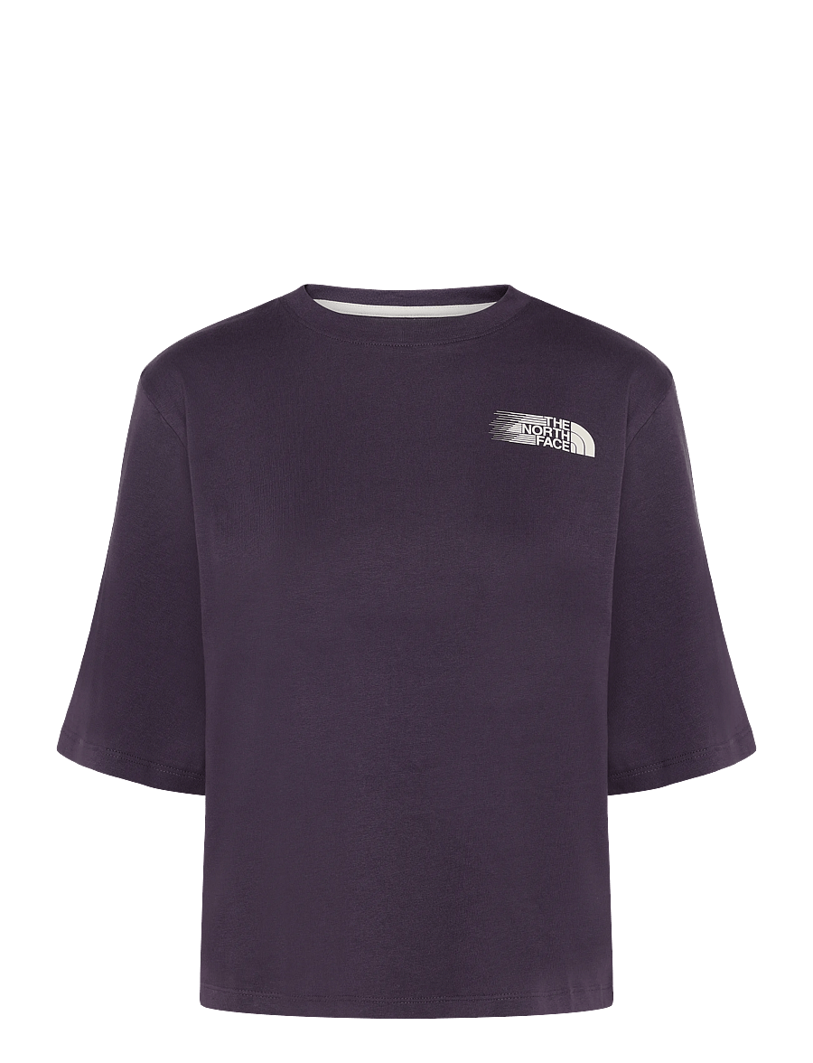 The North Face - W RETRO TRAIL BOXY SS TEE-GRAPHIC - t-shirts - endless dusk - 1
