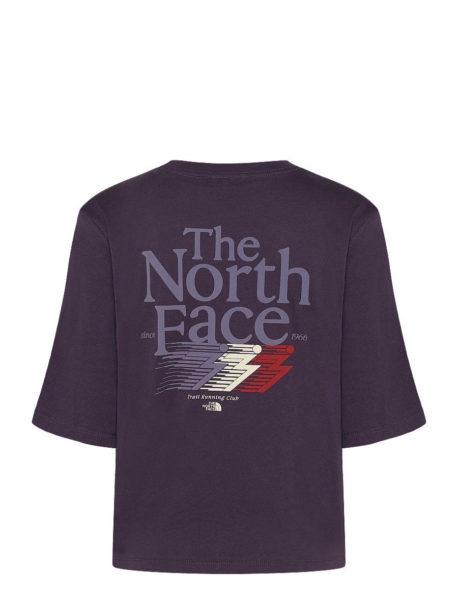 The North Face - W RETRO TRAIL BOXY SS TEE-GRAPHIC - t-shirts - endless dusk - 2